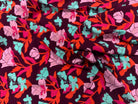 LENZING™ ECOVERO™ AMIRA FLORAL NERID – PLUM - My Little Coupon