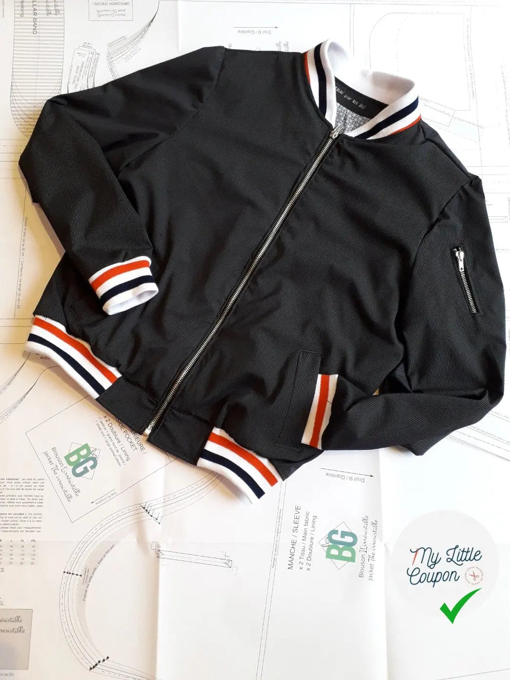 LES BG - Patron blouson L'IRRÉSISTIBLE Patron les BG