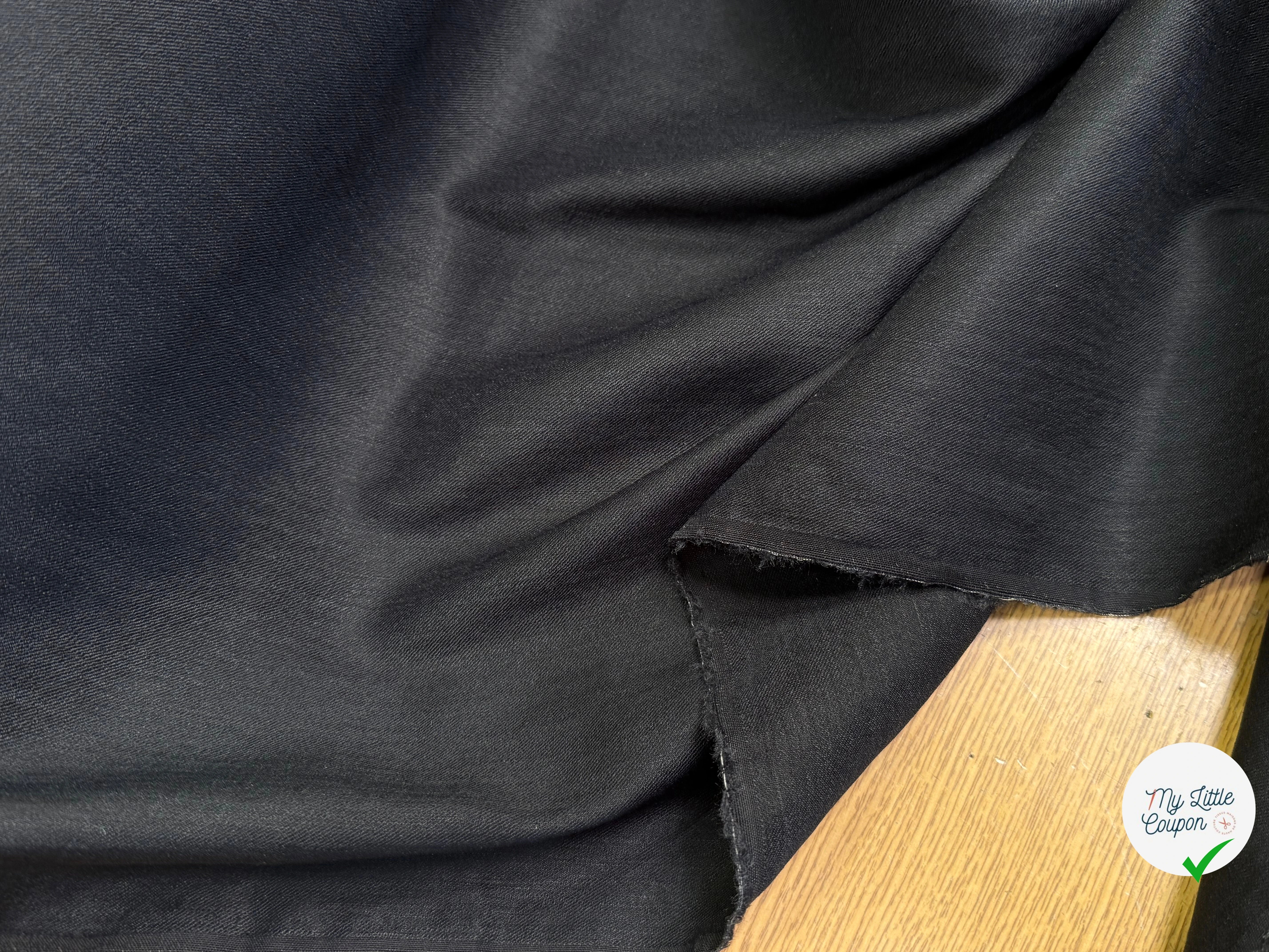 LIN ET COTON NOIR ANTHRACITE 60% LIN - My Little Coupon