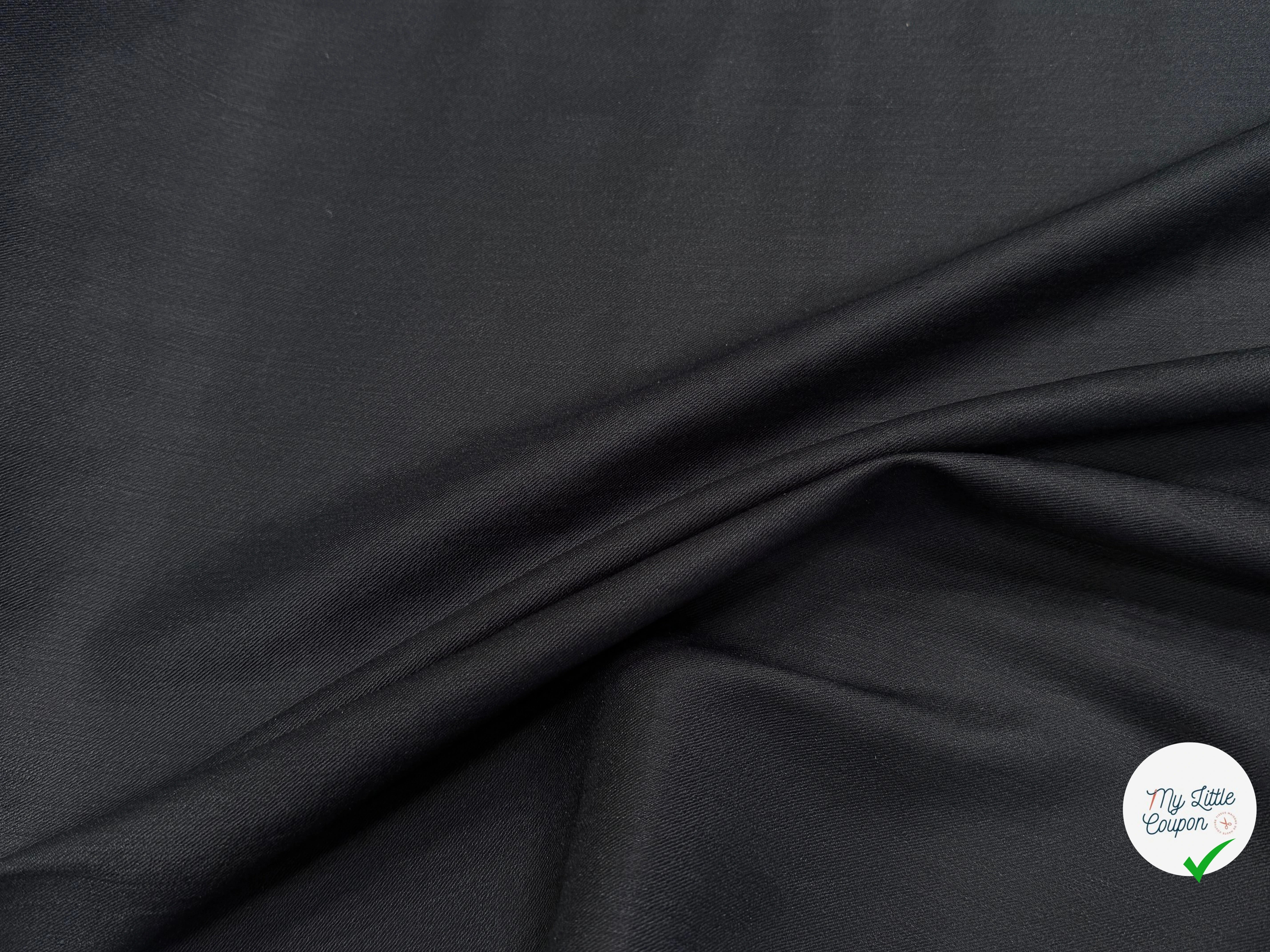 LIN ET COTON NOIR ANTHRACITE 60% LIN - My Little Coupon