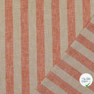 LIN ET COTON RAYURES ORANGE - My Little Coupon