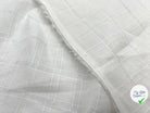 LIN JACQUARD BLANC OPTICAL - My Little Coupon - tissu - coudre