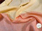 LIN RAYURES ORANGE JAUNE - My Little Coupon