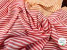 LIN RAYURES ORANGE & ROUGE KLASIKINE - My Little Coupon