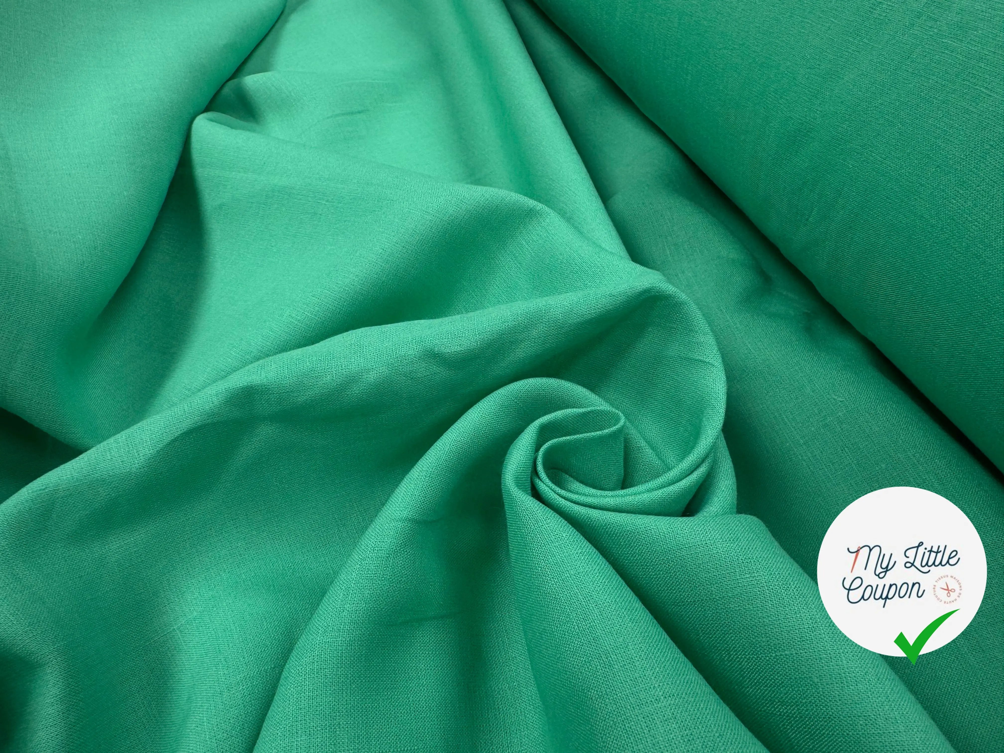LIN UNI 100% LIN VERT D’EAU - My Little Coupon