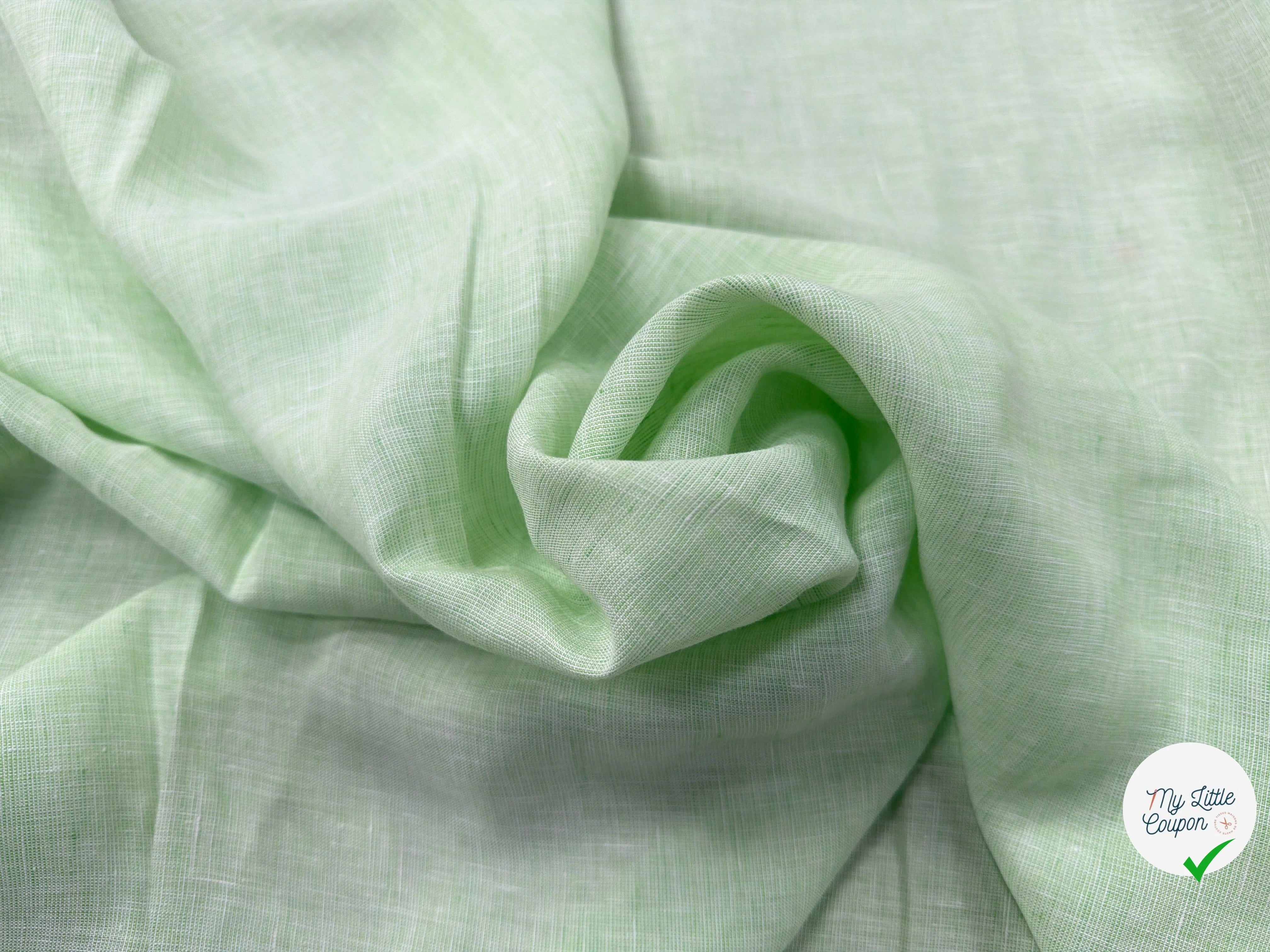 LIN RAYURES BLEU VERT - My Little Coupon