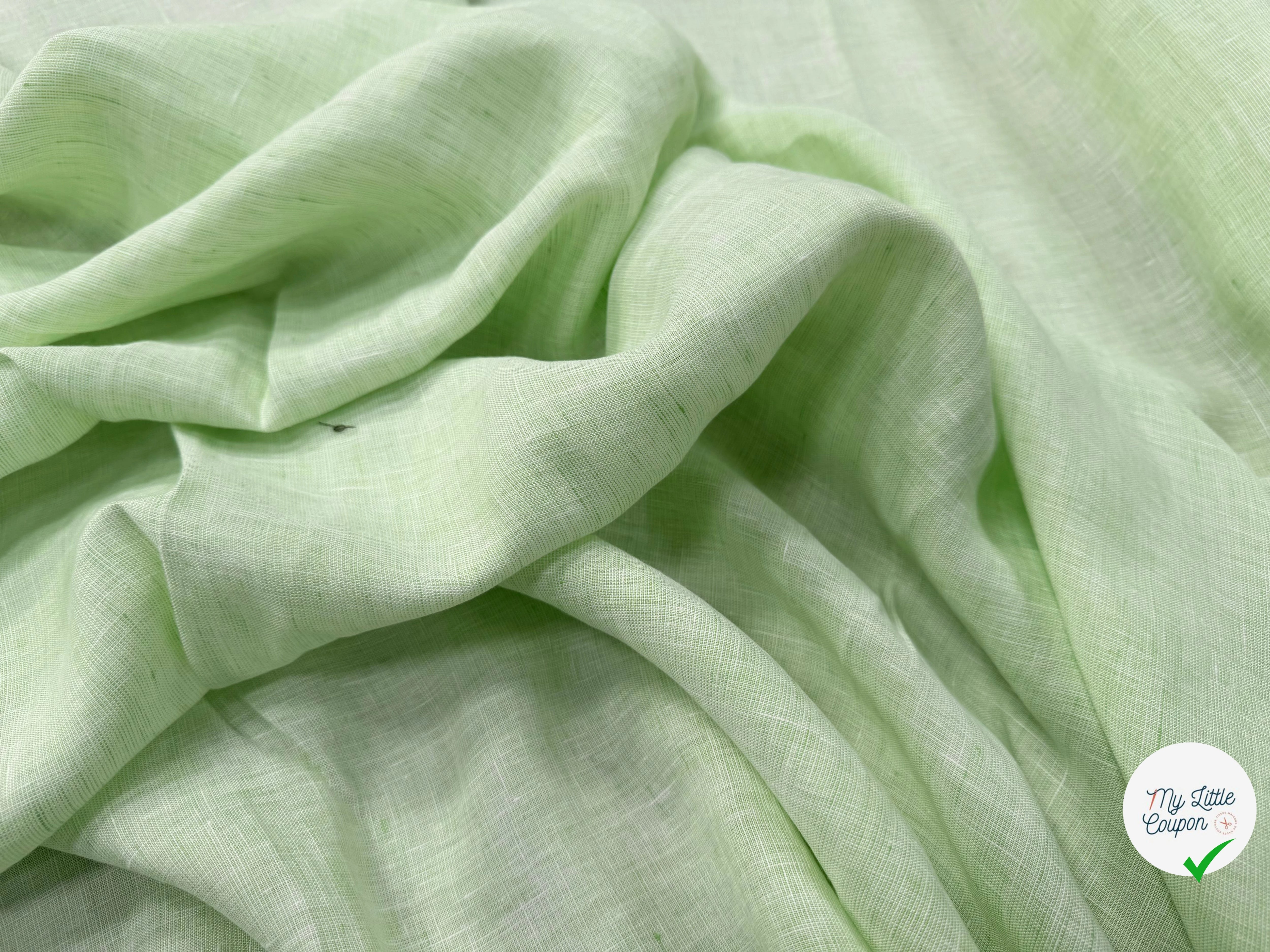 LIN RAYURES BLEU VERT - My Little Coupon