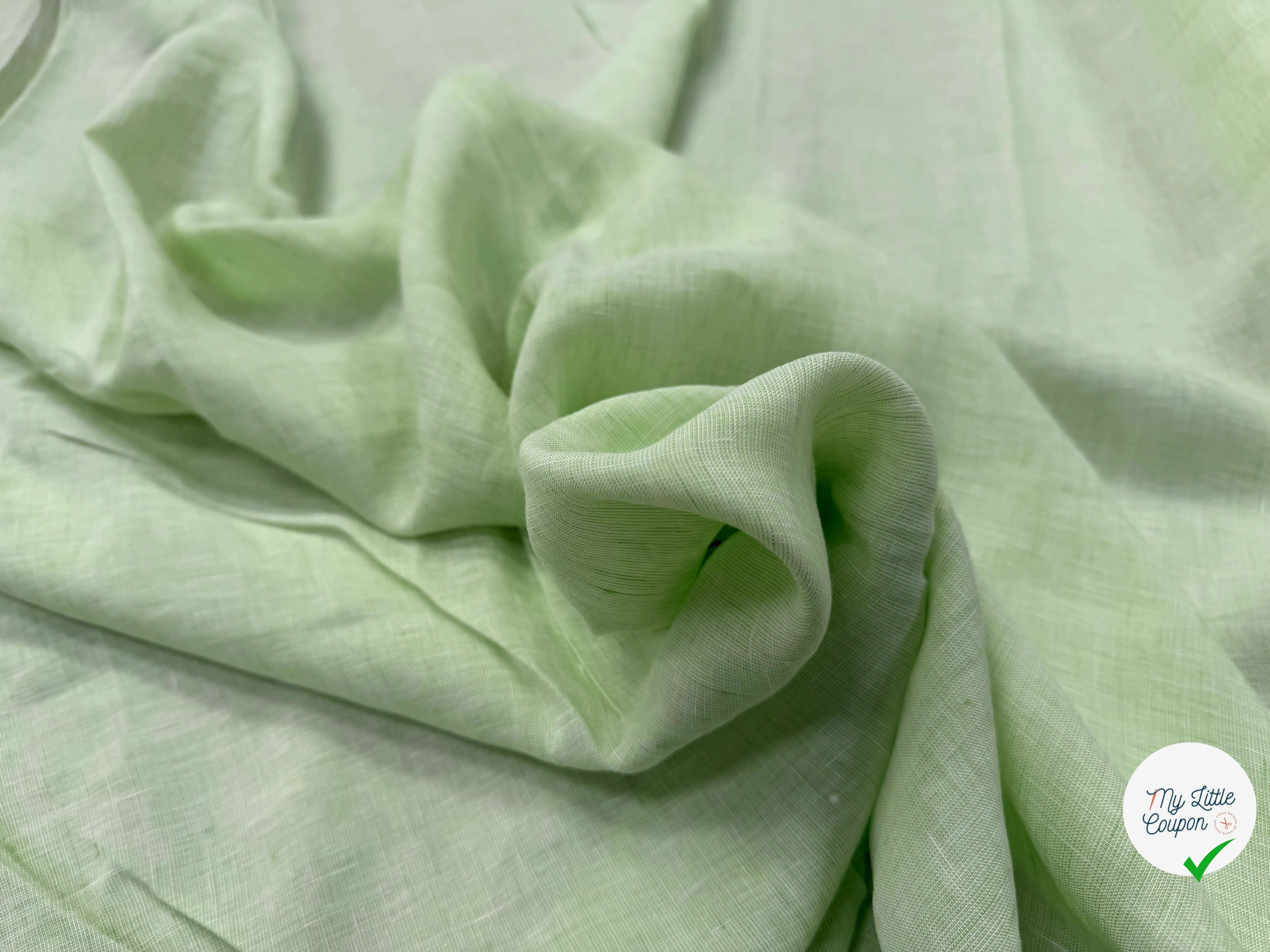 LIN RAYURES BLEU VERT - My Little Coupon