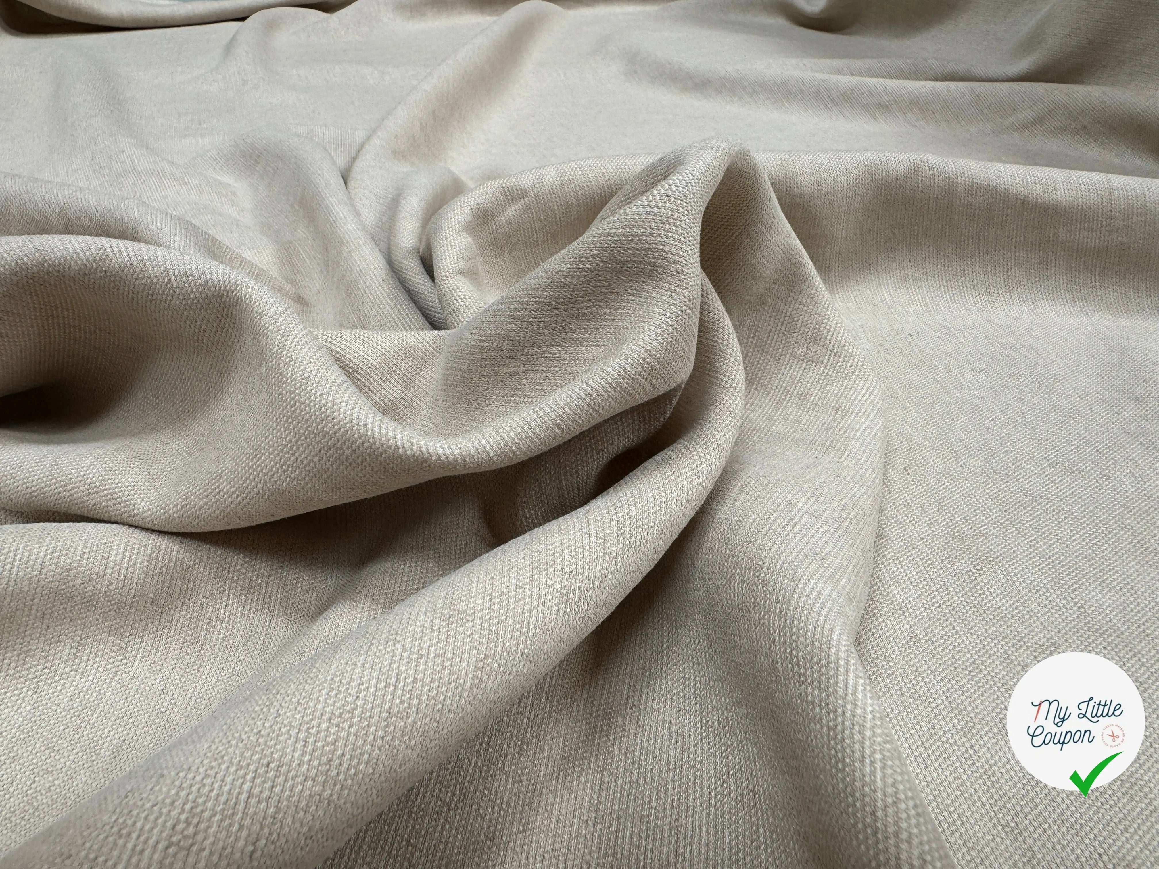 LIN VISCOSE LUISANT BEIGE - My Little Coupon