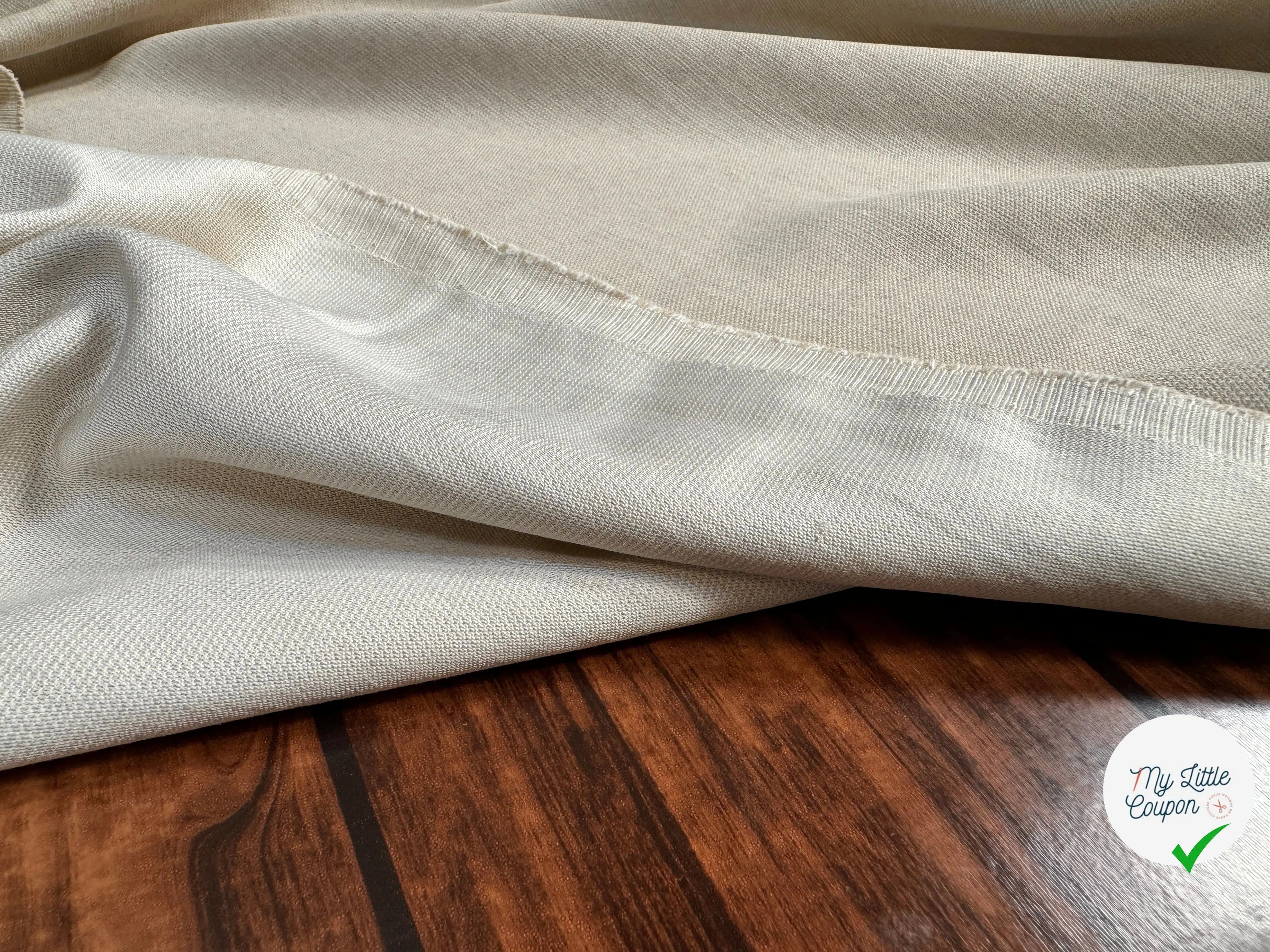 LIN VISCOSE LUISANT BEIGE - My Little Coupon