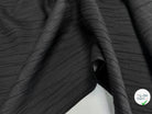 LIN VISCOSE SOIE NOIR ÉFFET PLISSÉ 66% LIN - My Little Coupon