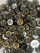 LOT DE 10 BOUTONS SOUPLES GRIS SIDERAL 10MM - My Little Coupon