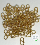 LOT DE 2 ATTACHES EN S DORE 13MM - My Little Coupon