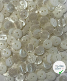 LOT DE 5 BOUTONS A DEUX TROUS BLANC NACRE - My Little Coupon