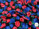 LUREX YORYU FOND NOIR ROSE BLEUES ET ROUGES - My Little Coupon