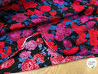 LUREX YORYU FOND NOIR ROSE ROUGE ET VIOLET - My Little Coupon