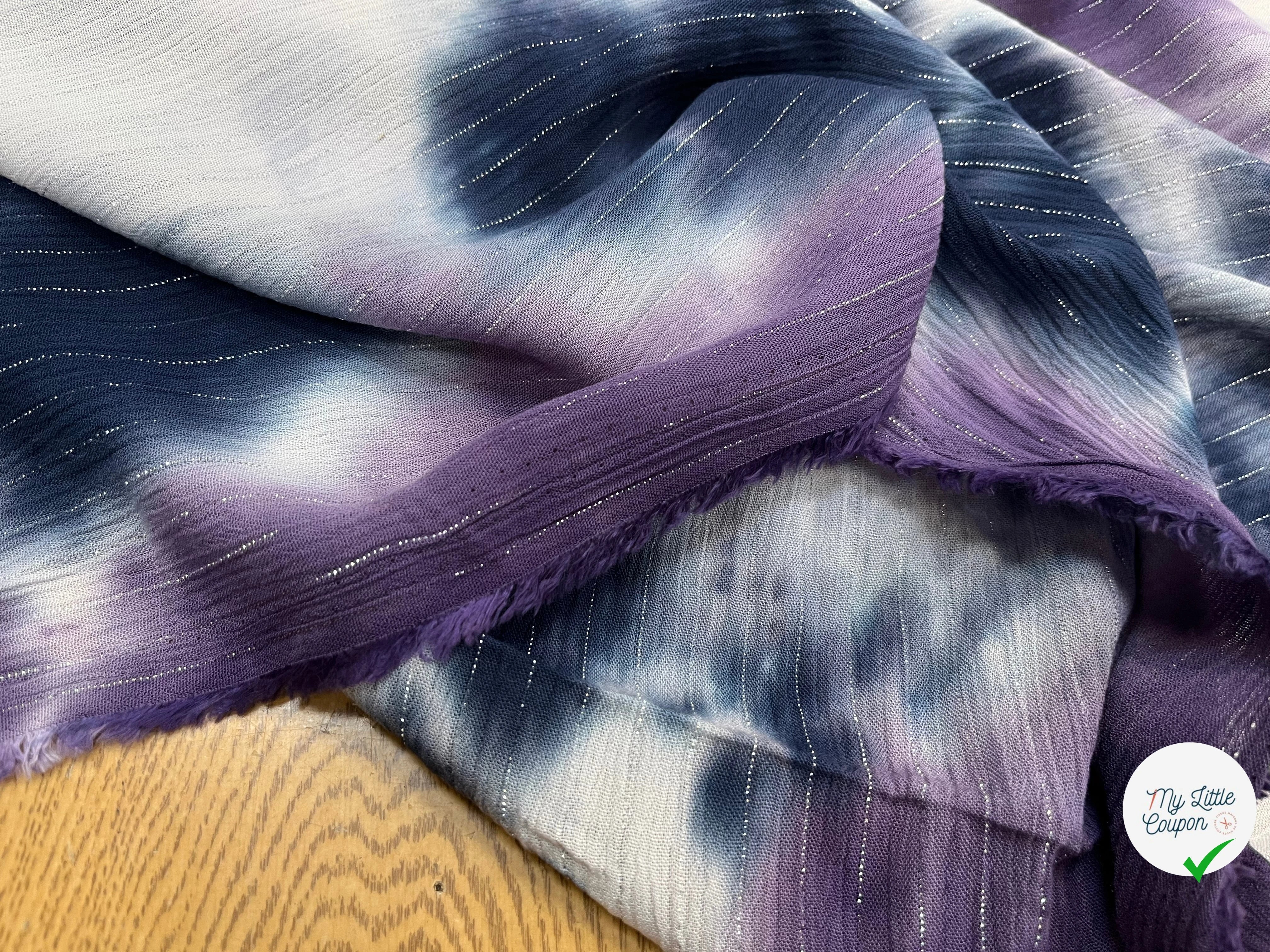 LUREX  YORYU TIE AND DYE VIOLET/BLEU - My Little Coupon
