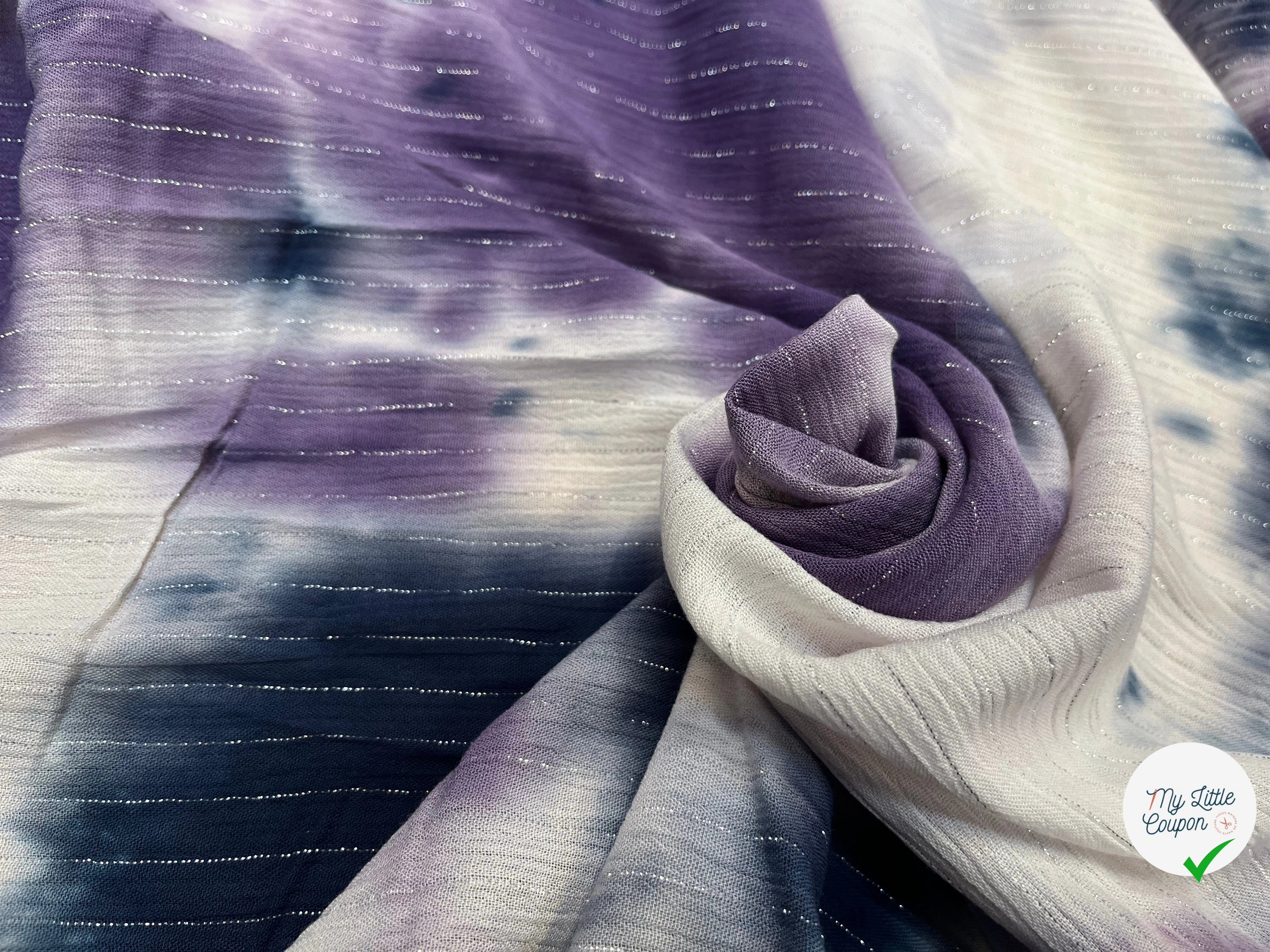 LUREX  YORYU TIE AND DYE VIOLET/BLEU - My Little Coupon