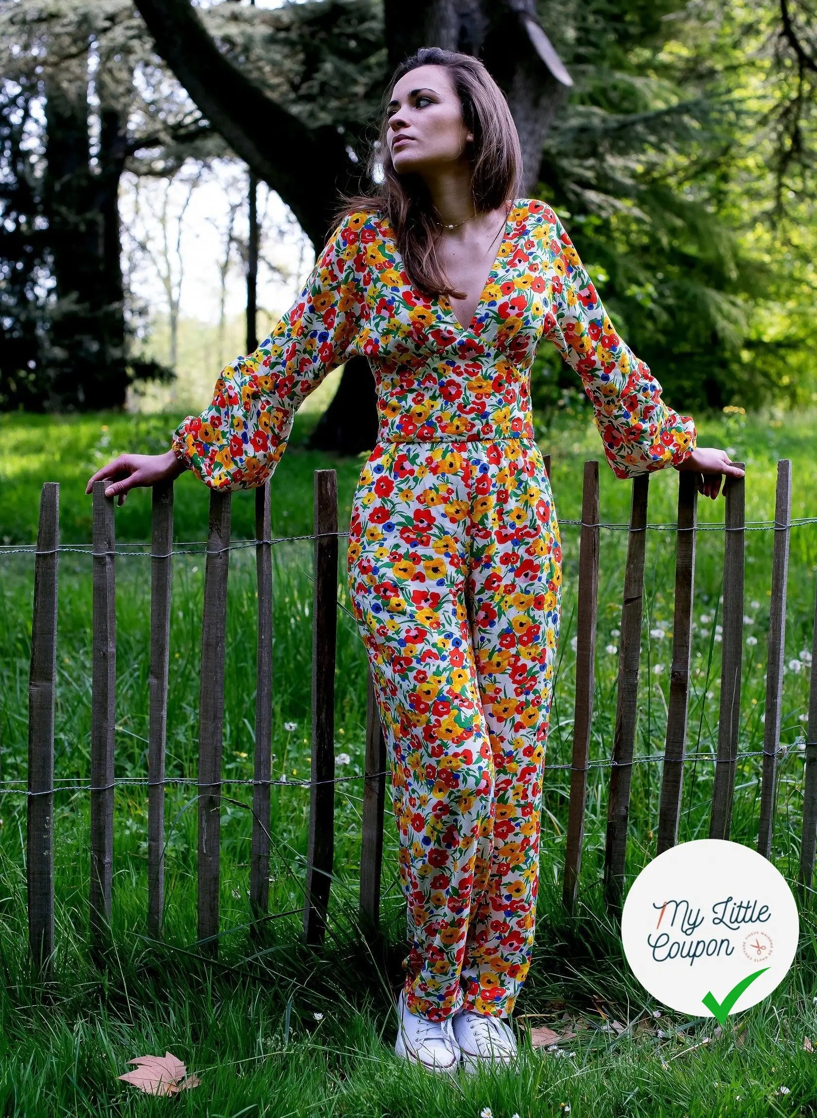 La combinaison Flora - Cha' coud - - My Little Coupon - tissu - coudre