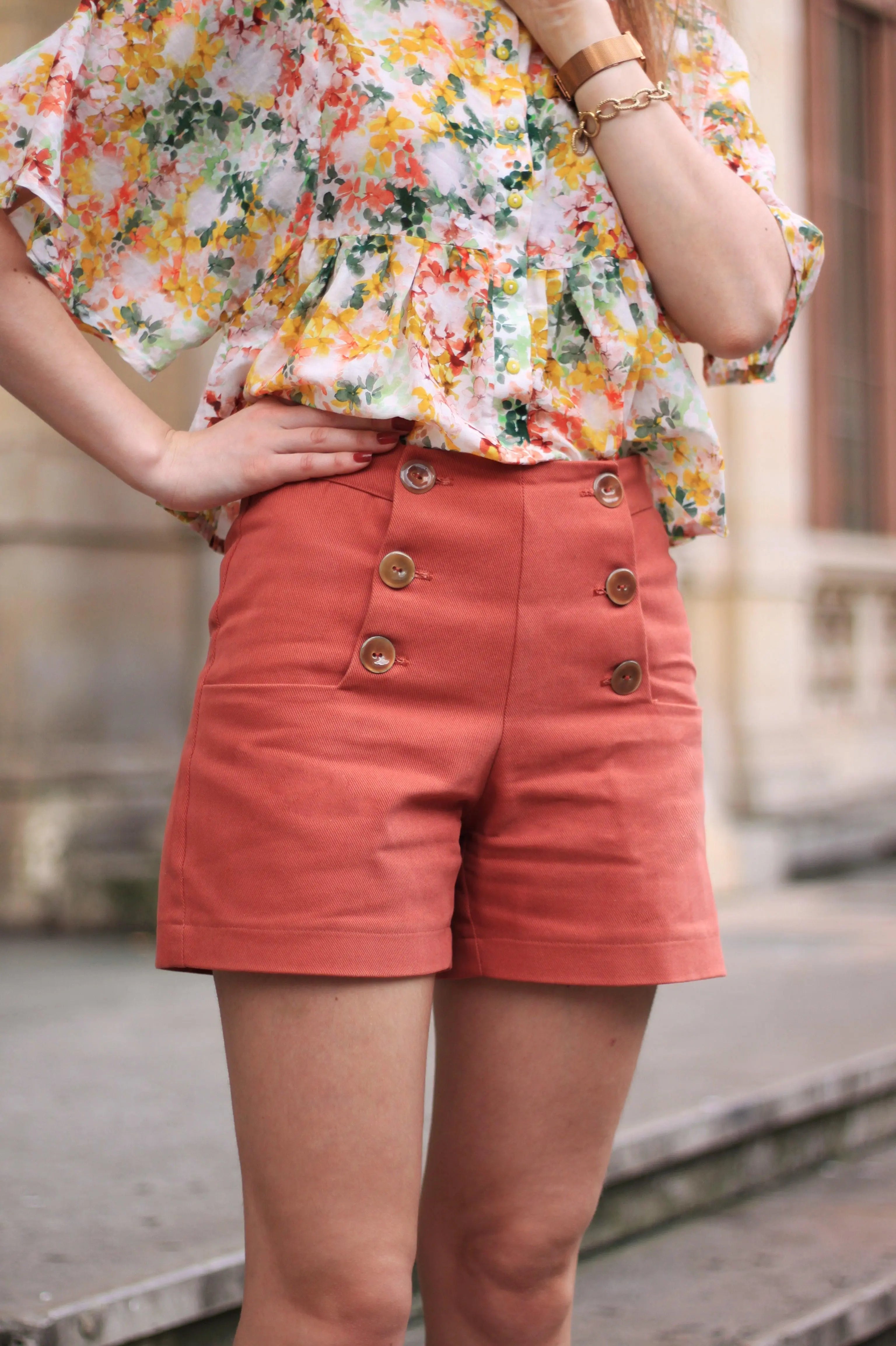 Le short Iris - Cha' coud - - My Little Coupon - tissu - coudre