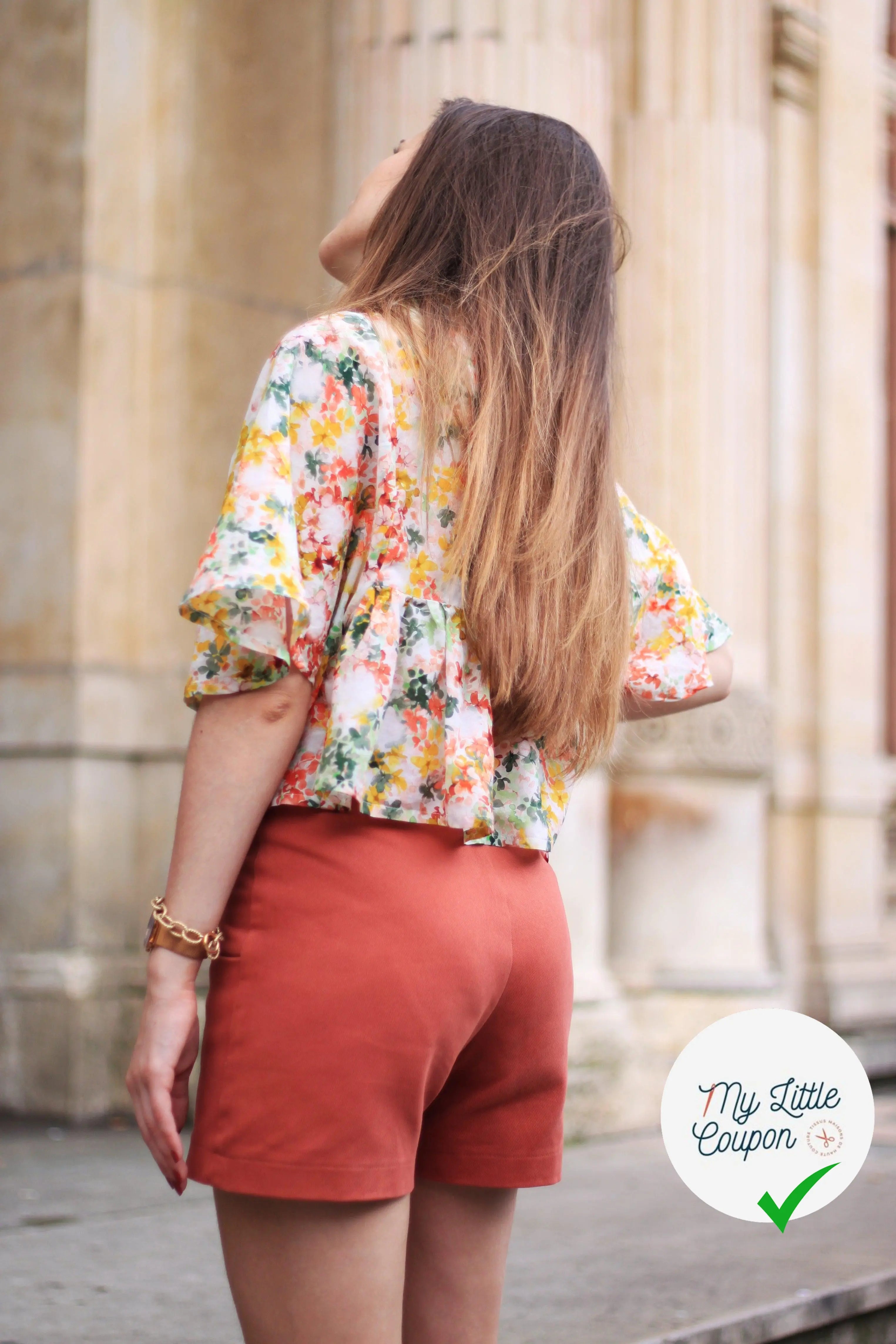 Le short Iris - Cha' coud - - My Little Coupon - tissu - coudre
