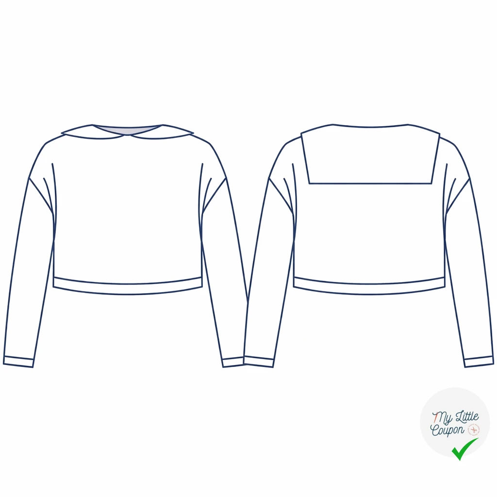 Le sweat marin - Patron Pdf - My Little Coupon