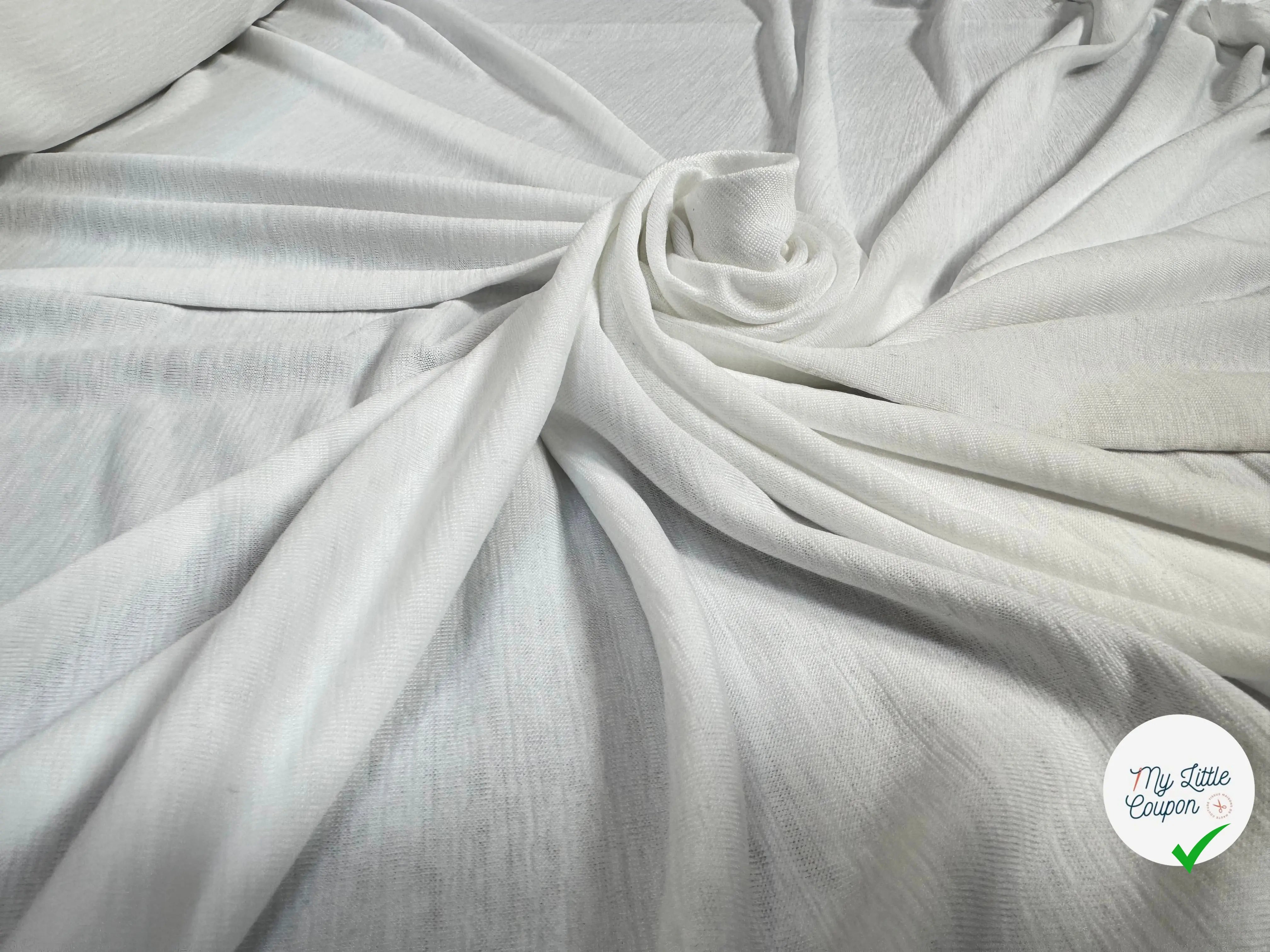 MAILLE BLANC VISCOSE - My Little Coupon