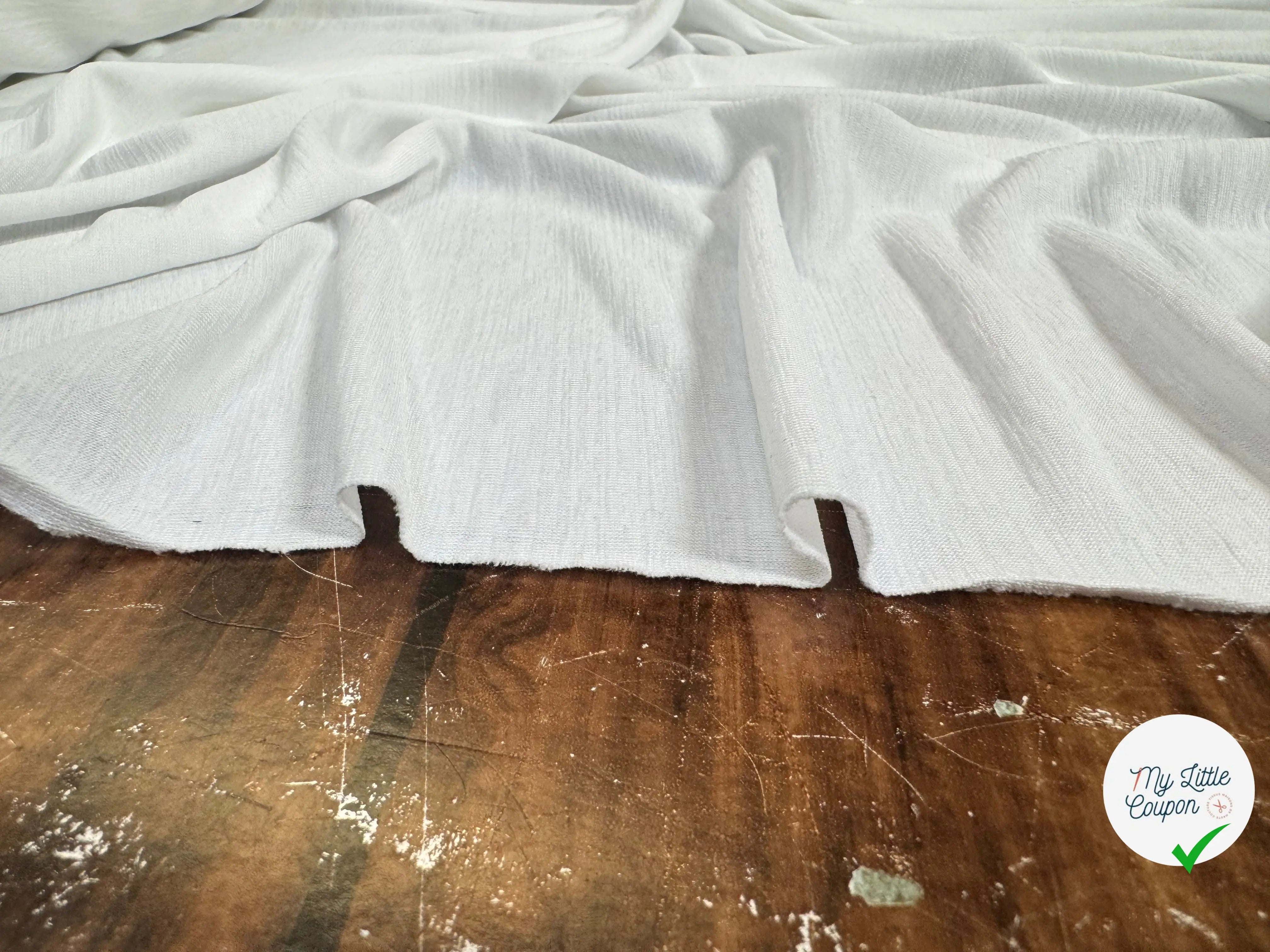 MAILLE BLANC VISCOSE - My Little Coupon