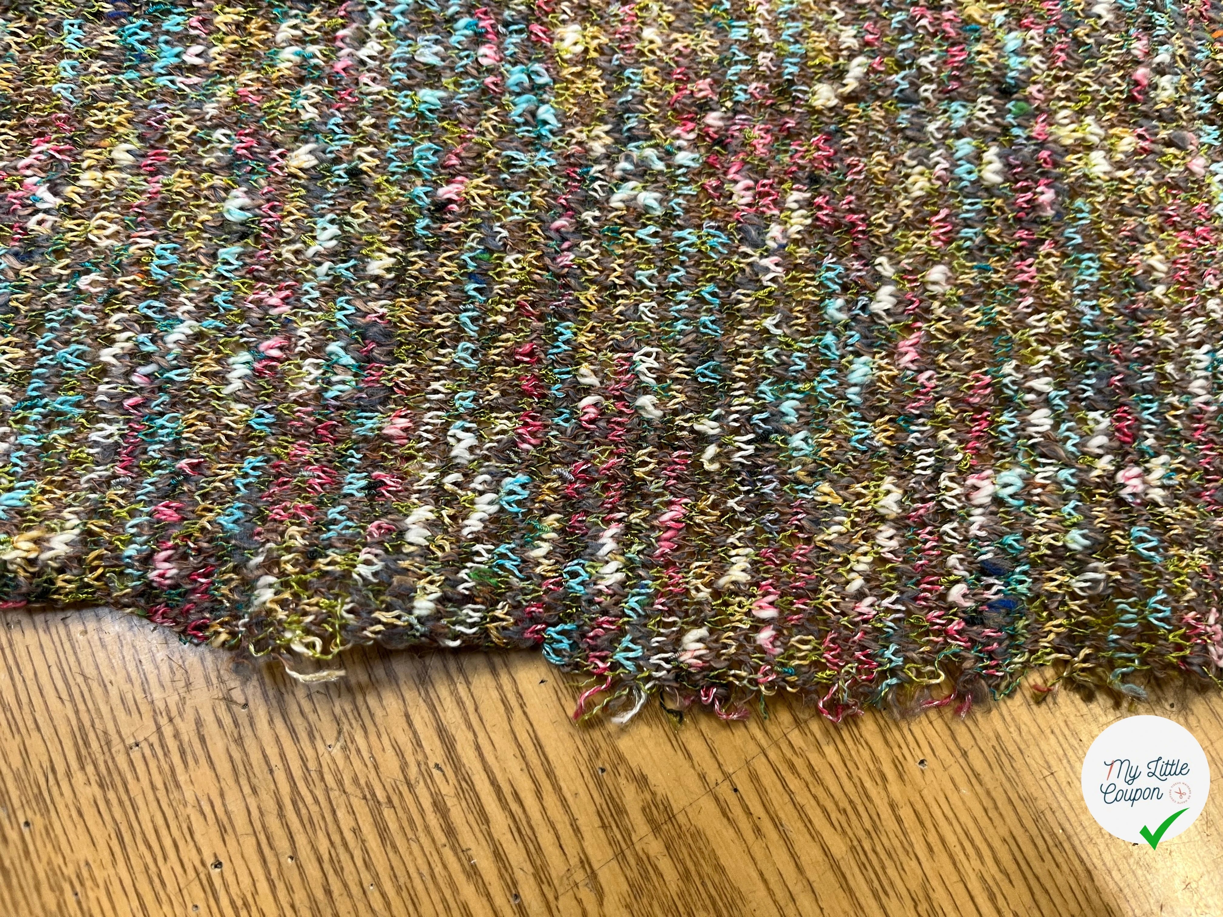 MAILLE BOUCLETTE TENDANCE VERT - My Little Coupon