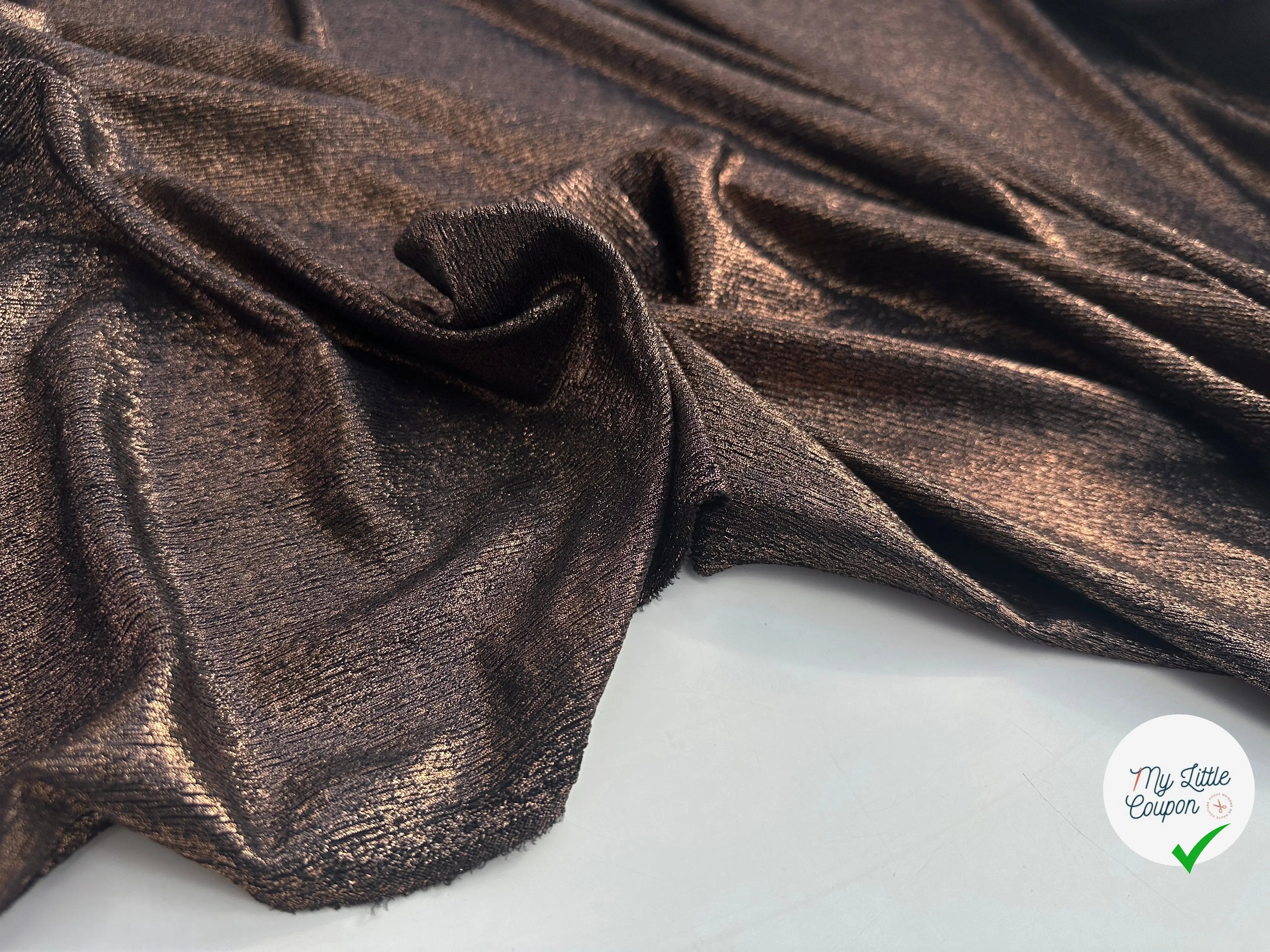 MAILLE BUBBLE FOIL REFLET BRONZE MLC INTERN