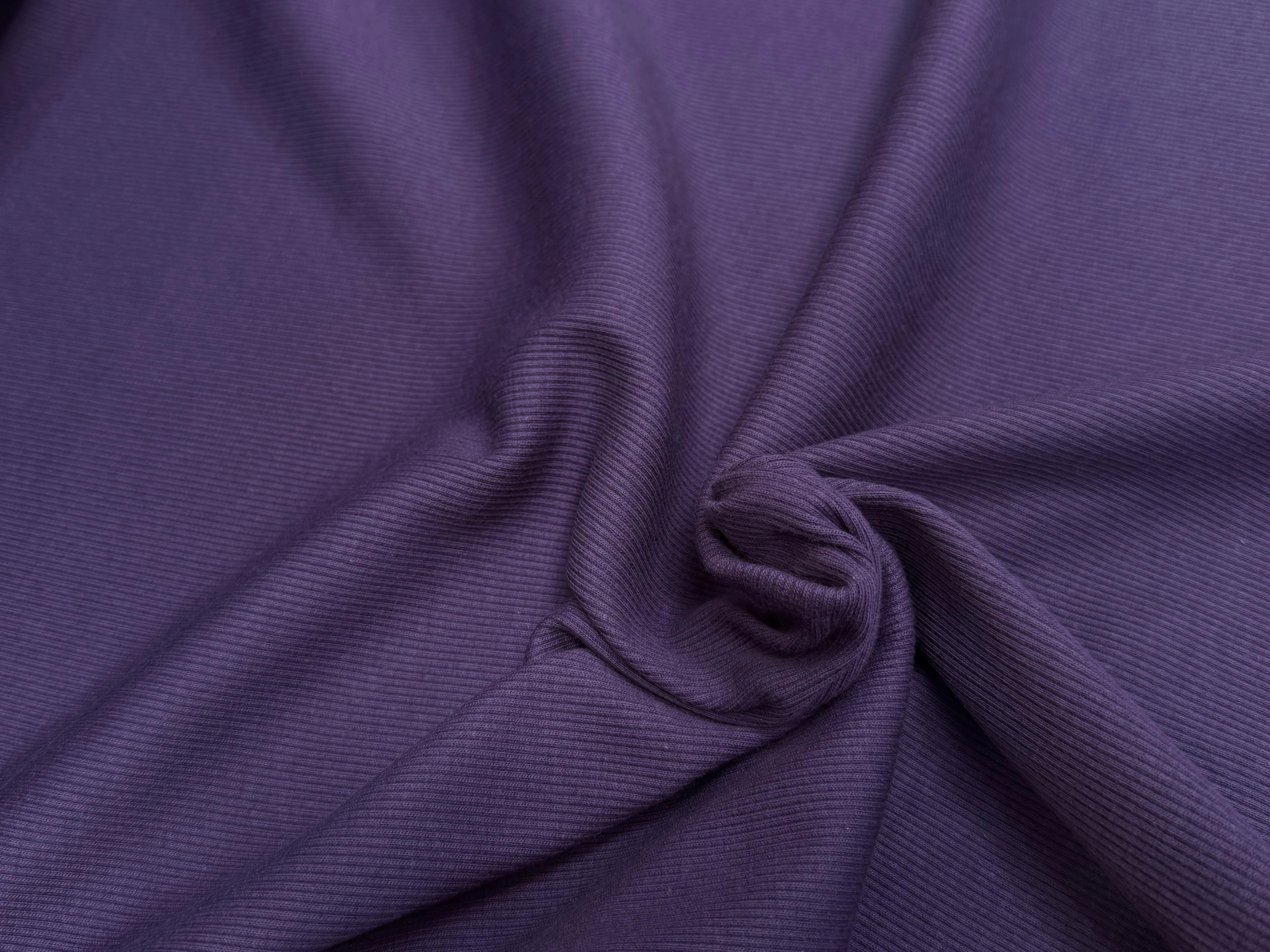 MAILLE COTON CÔTE 1X1  STRETCH NAVY - My Little Coupon