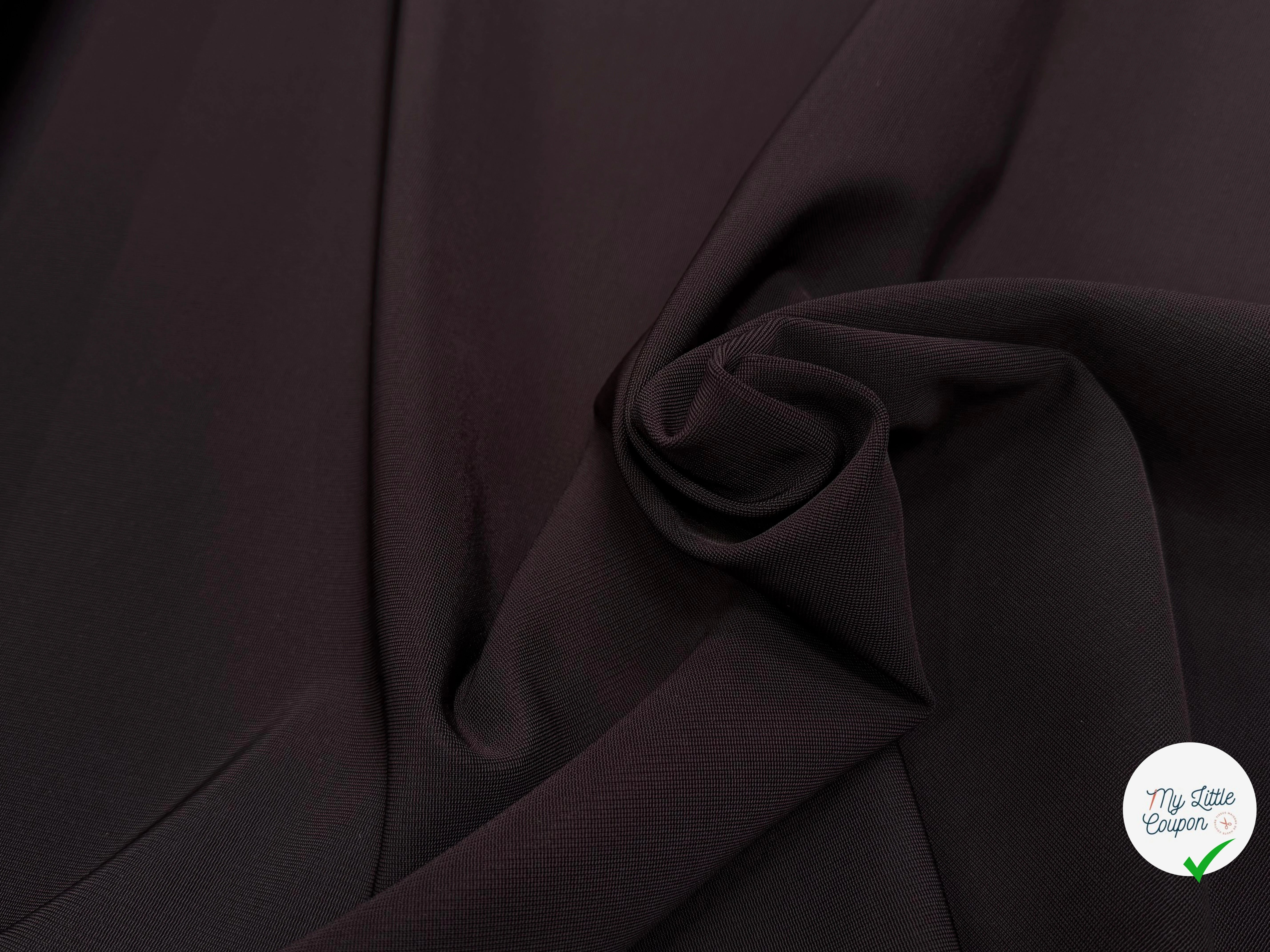 MAILLE COTON ÉFFET TRICOT ULTRA STRETCH BRUNT RED - My Little Coupon