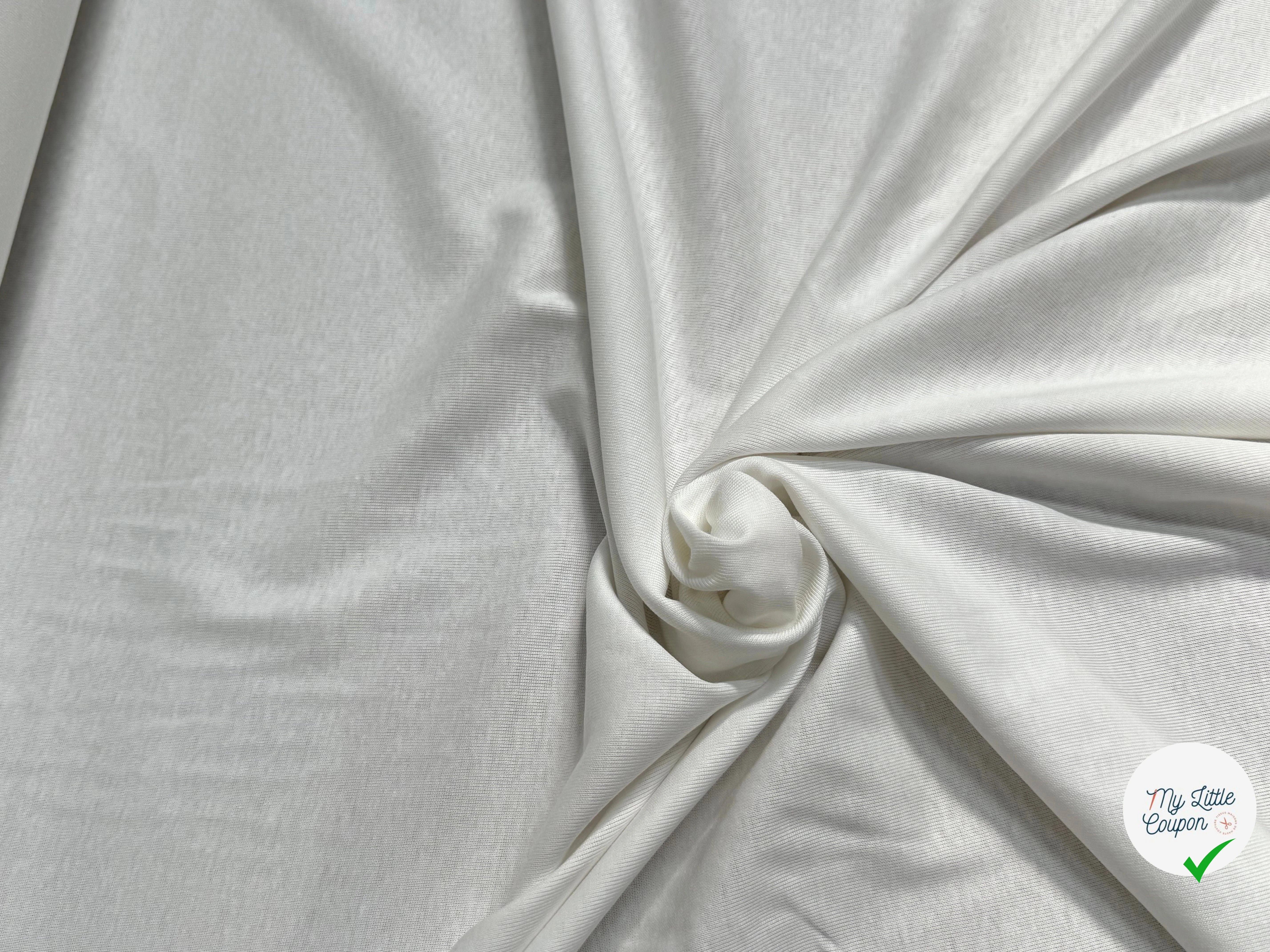 MAILLE COTON LEGER CÔTELÉE BLANC - My Little Coupon