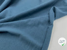 MAILLE COTON LOURDE BLEU GRIS - My Little Coupon - tissu - coudre