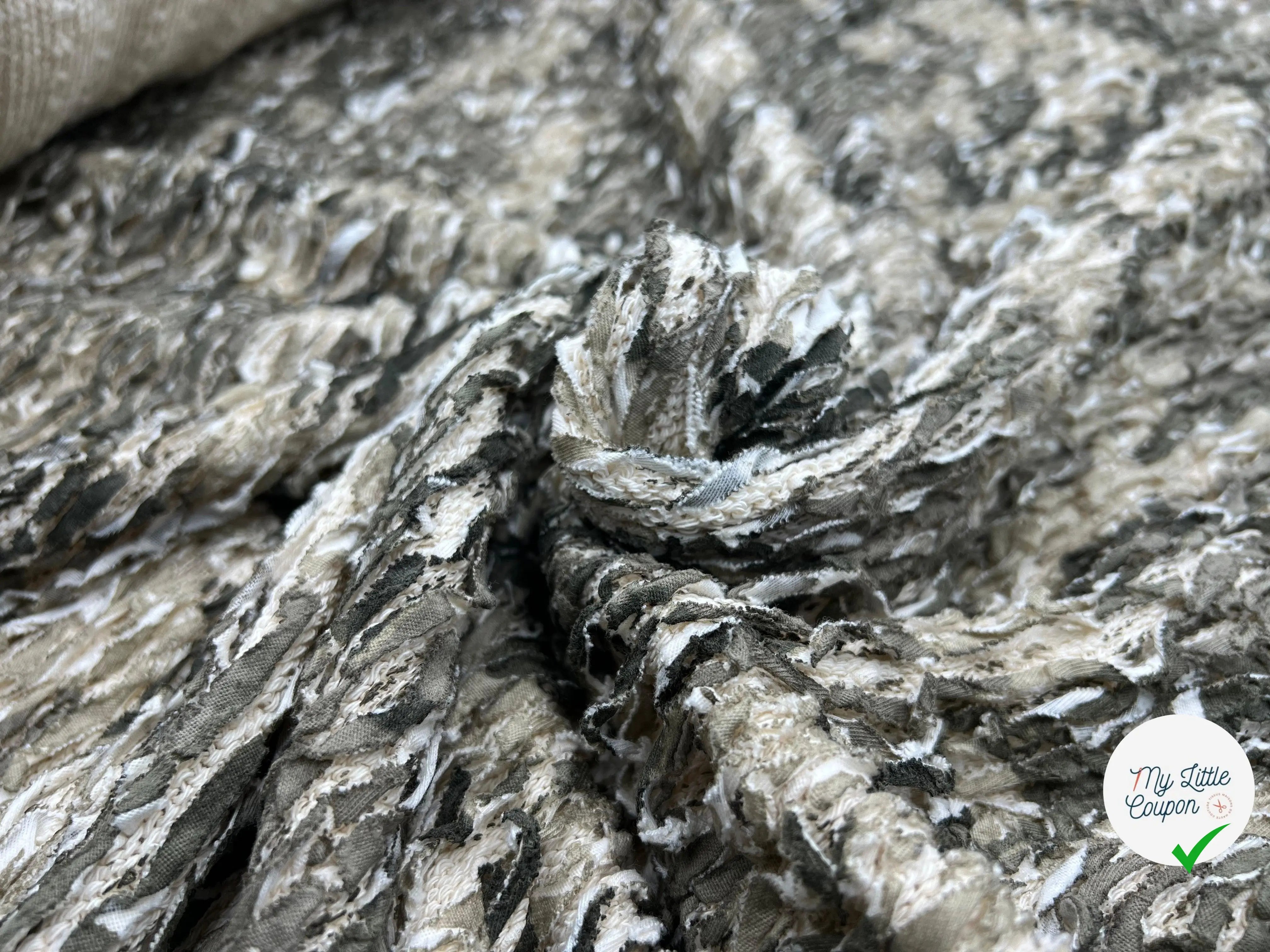 MAILLE COTON LOURDE CAMOUFLAGE GHILLIE GHILLIE CHIC - My Little Coupon - tissu - coudre