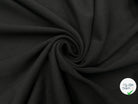MAILLE COTON LOURDE NOIR - My Little Coupon - tissu - coudre