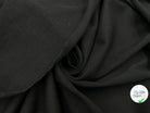MAILLE COTON LOURDE NOIR - My Little Coupon - tissu - coudre