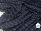 MAILLE COTON LOURDE RAYURES BLEU SUR BLEU - My Little Coupon - tissu - coudre