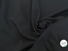 MAILLE COTON TECHNIQUE LOURDE PIQUÉE GRANDE LAIZE NOIR - My Little Coupon