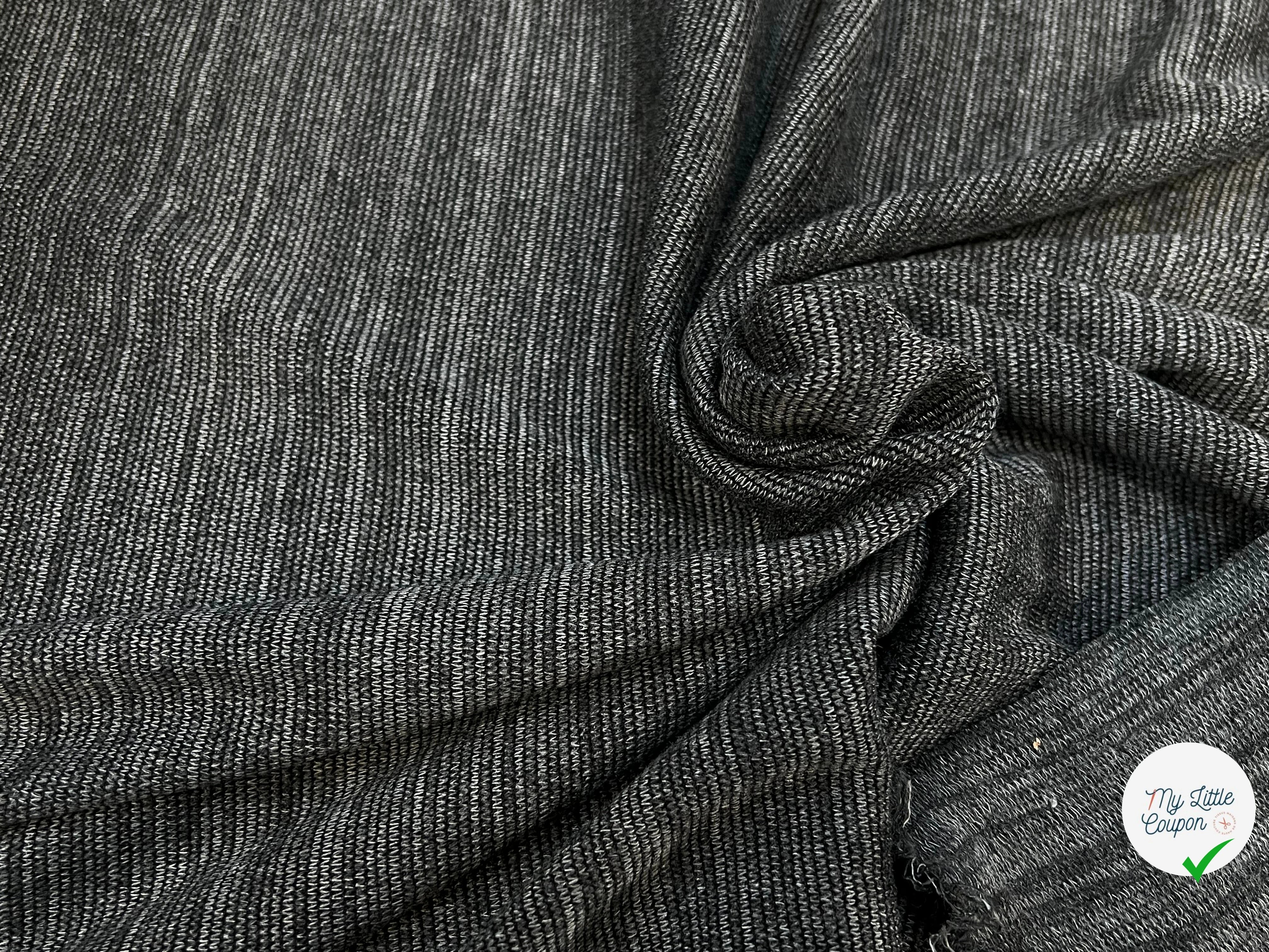 MAILLE COTON ULTRA STRETCH GRIS 150CM - My Little Coupon