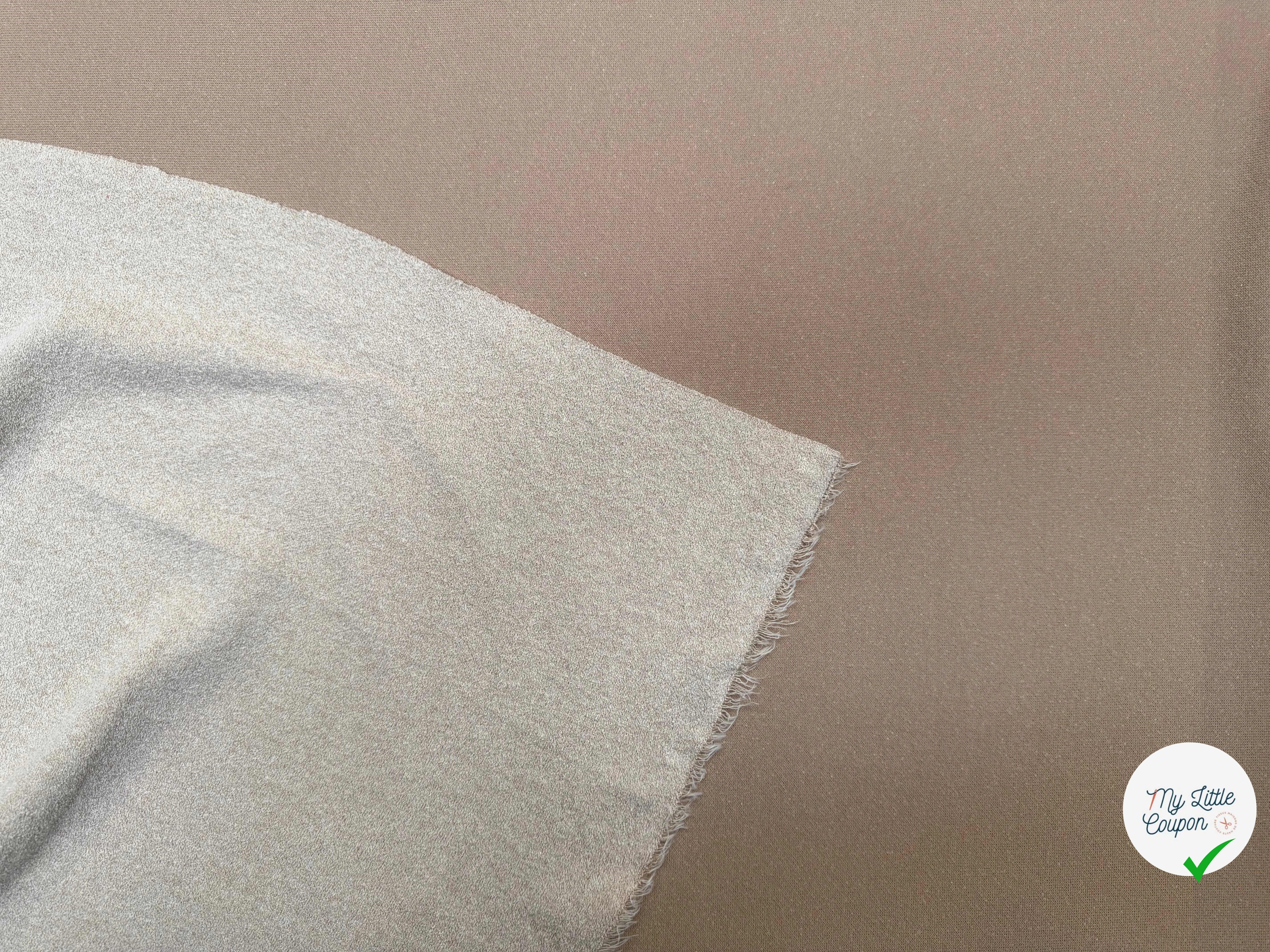 MAILLE CREPÉE DOUBLE FACE - My Little Coupon