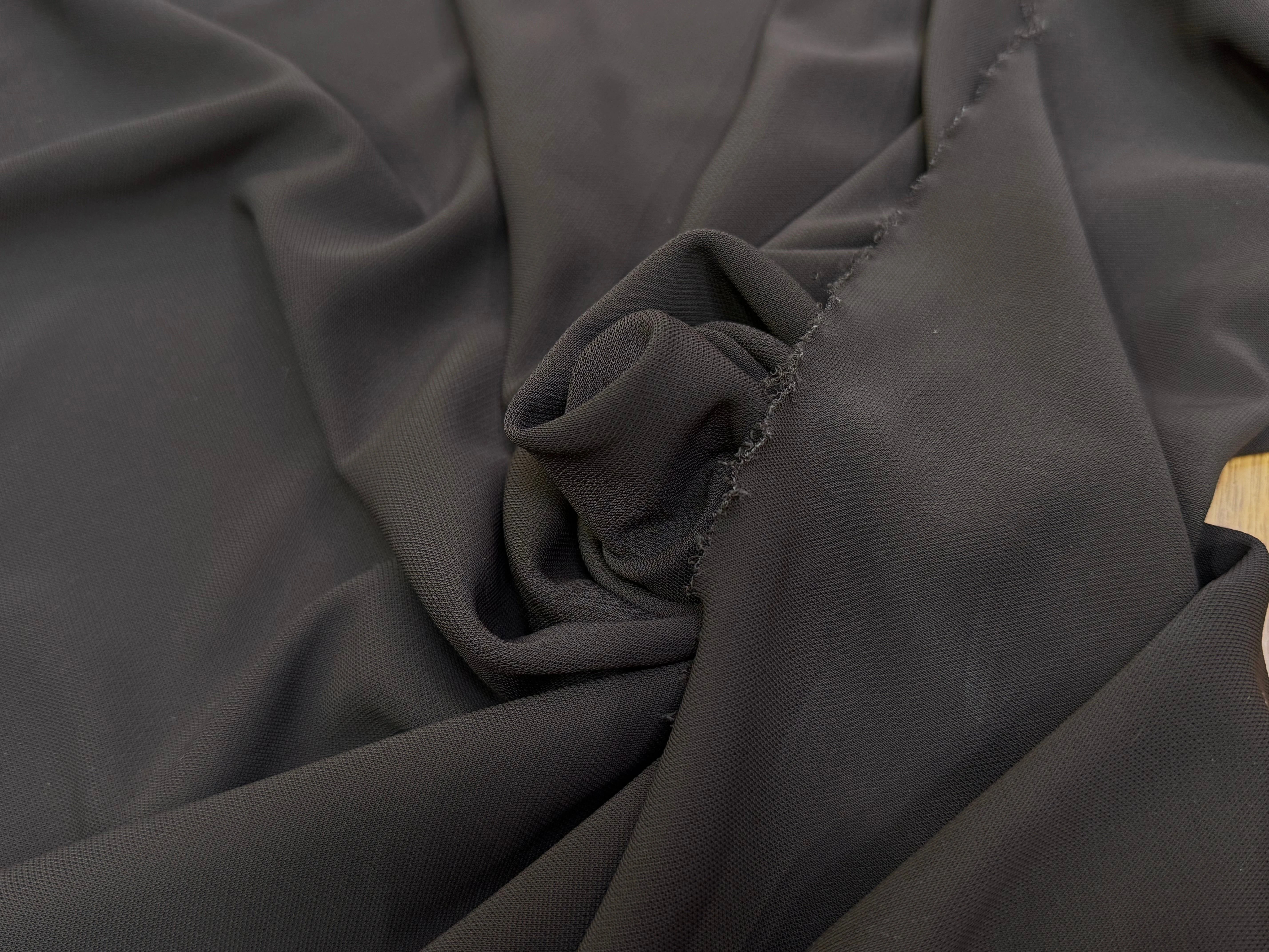 MAILLE CREPÉE STRETCH MARRON NOISETTE - My Little Coupon