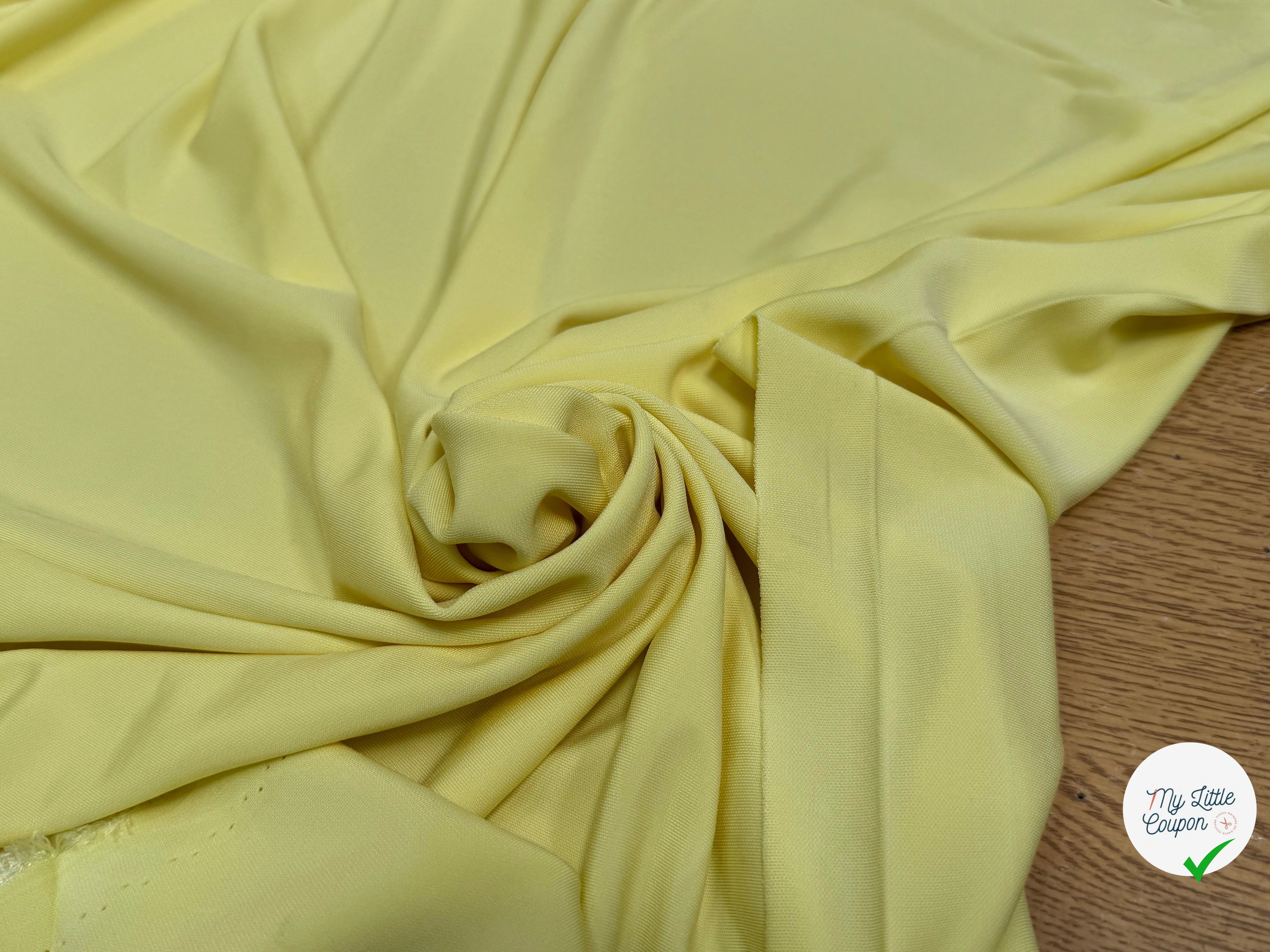 MAILLE CREPÉE ULTRA STRETCH LEMON - My Little Coupon