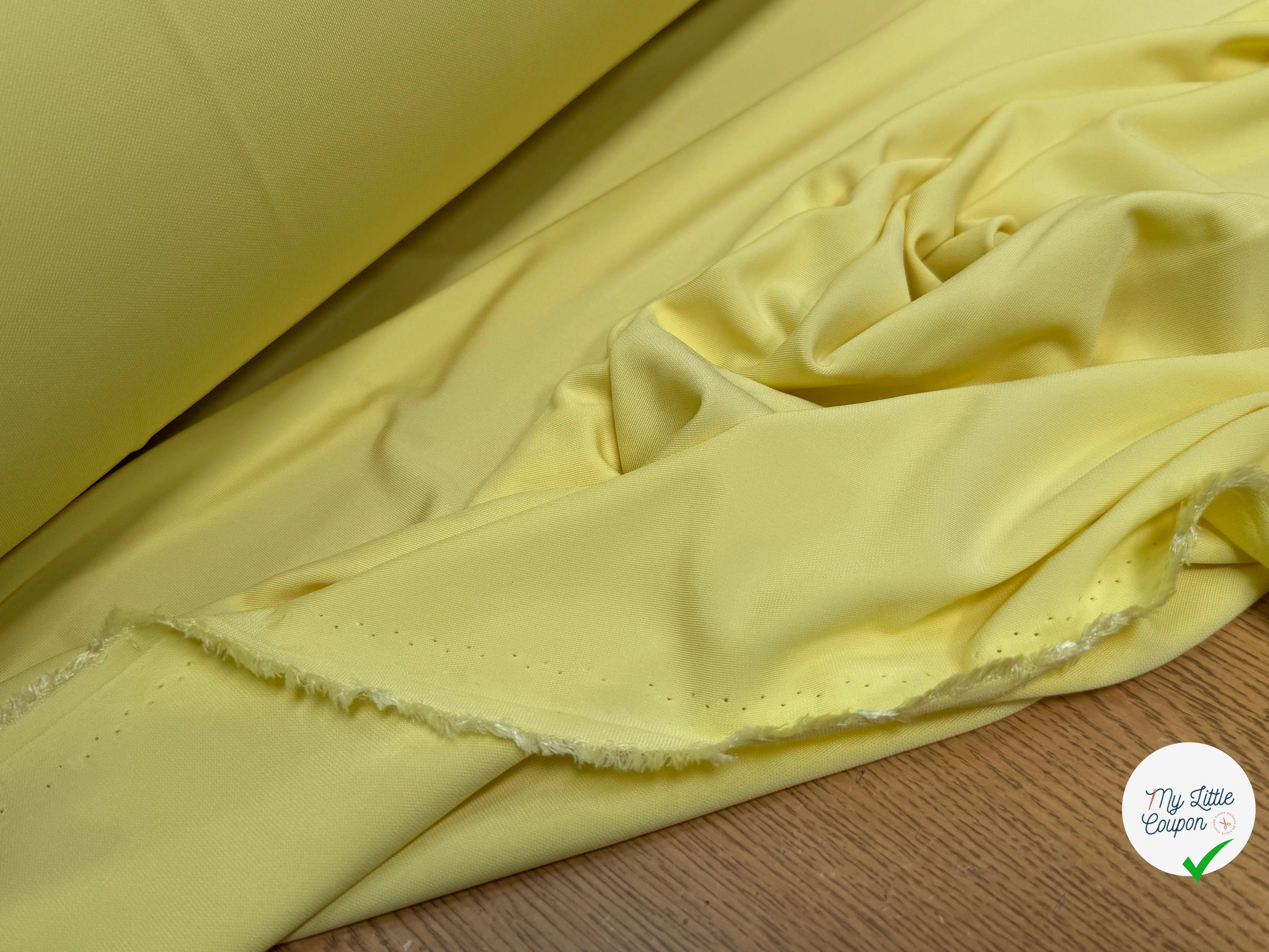 MAILLE CREPÉE ULTRA STRETCH LEMON - My Little Coupon