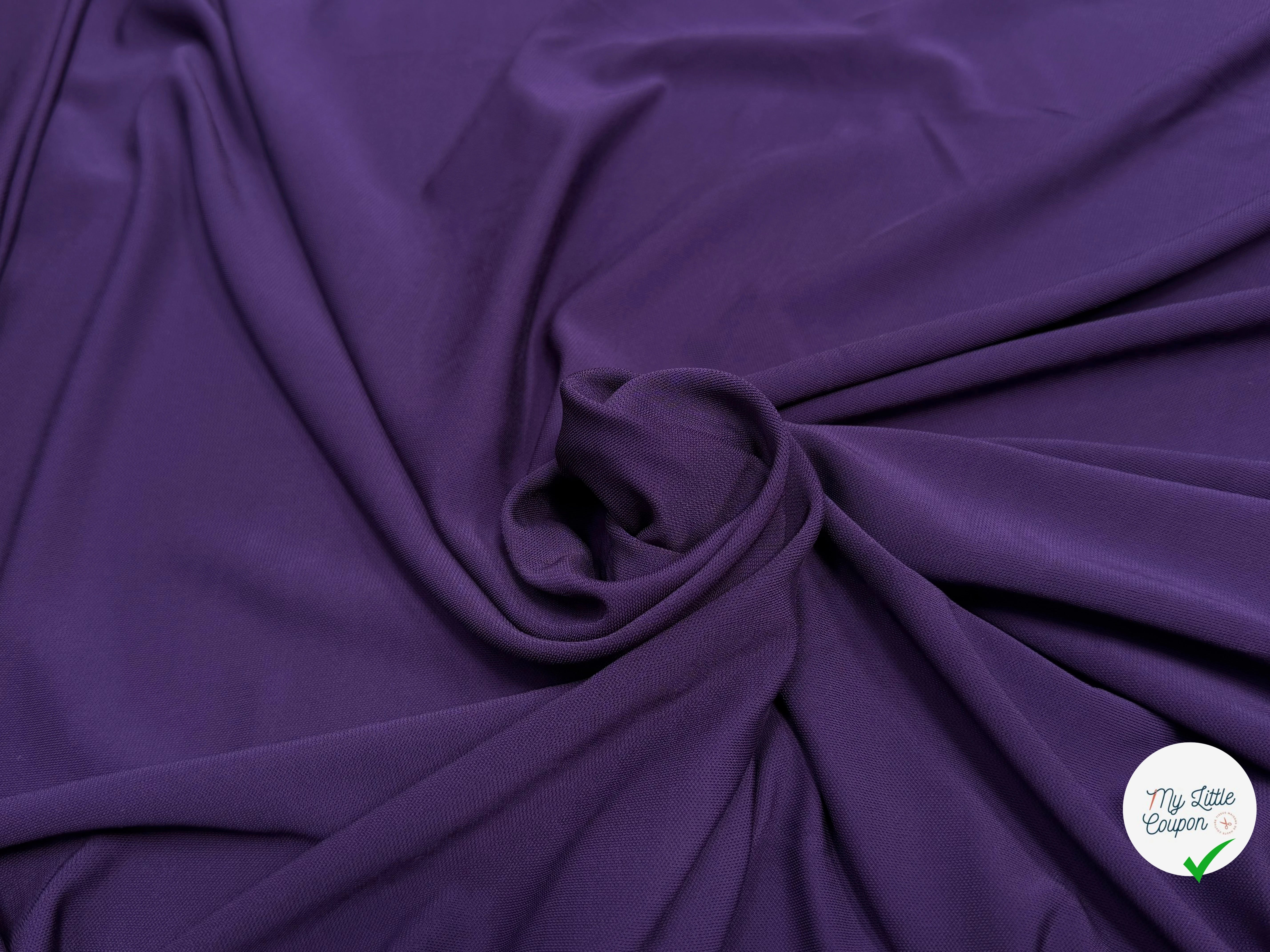 MAILLE CREPÉE ULTRA STRETCH PURPLE - My Little Coupon
