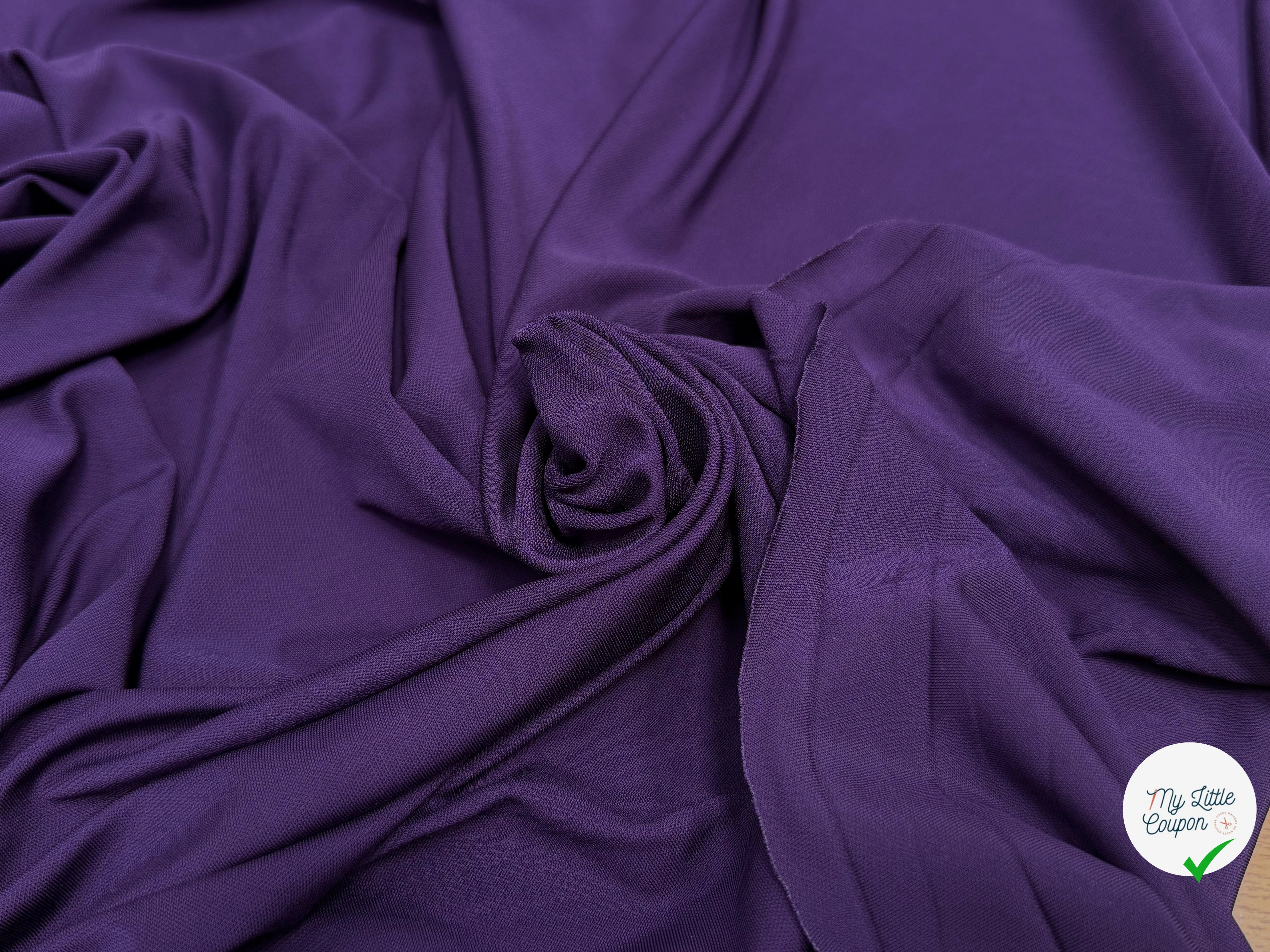 MAILLE CREPÉE ULTRA STRETCH PURPLE - My Little Coupon