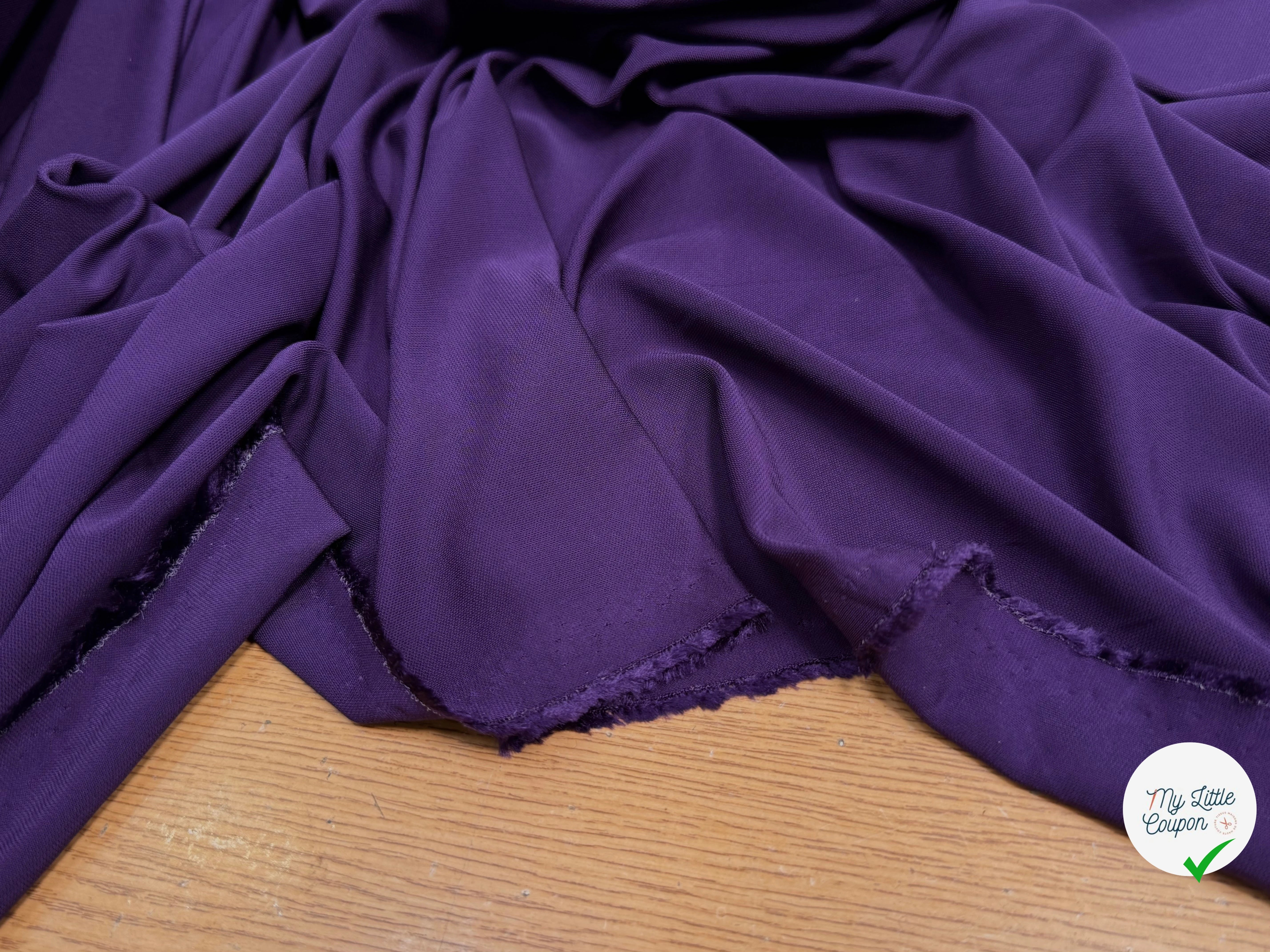 MAILLE CREPÉE ULTRA STRETCH PURPLE - My Little Coupon