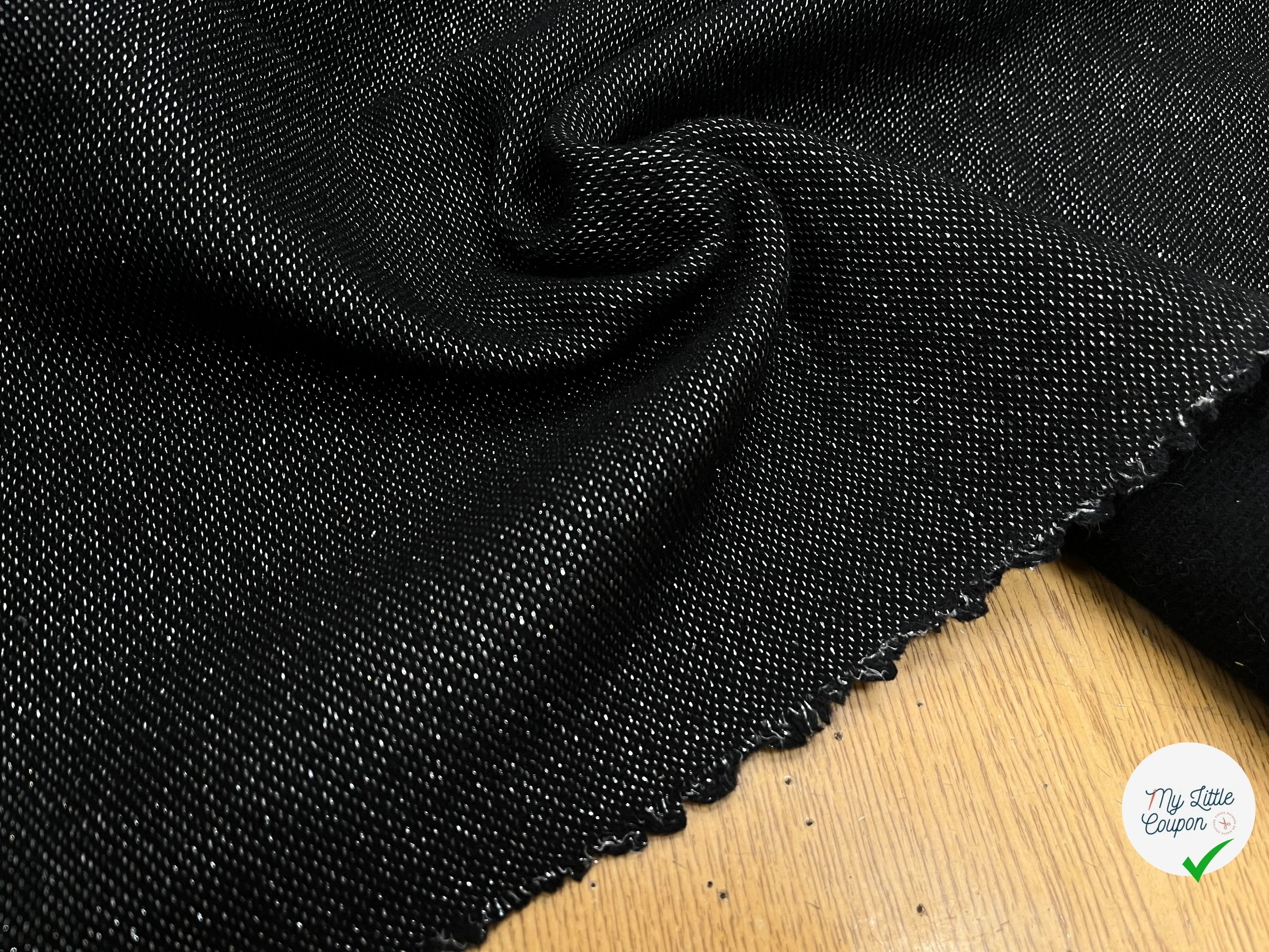 MAILLE DE LAINE DOUBLE FACE UNE FACE BRILLANTE - My Little Coupon