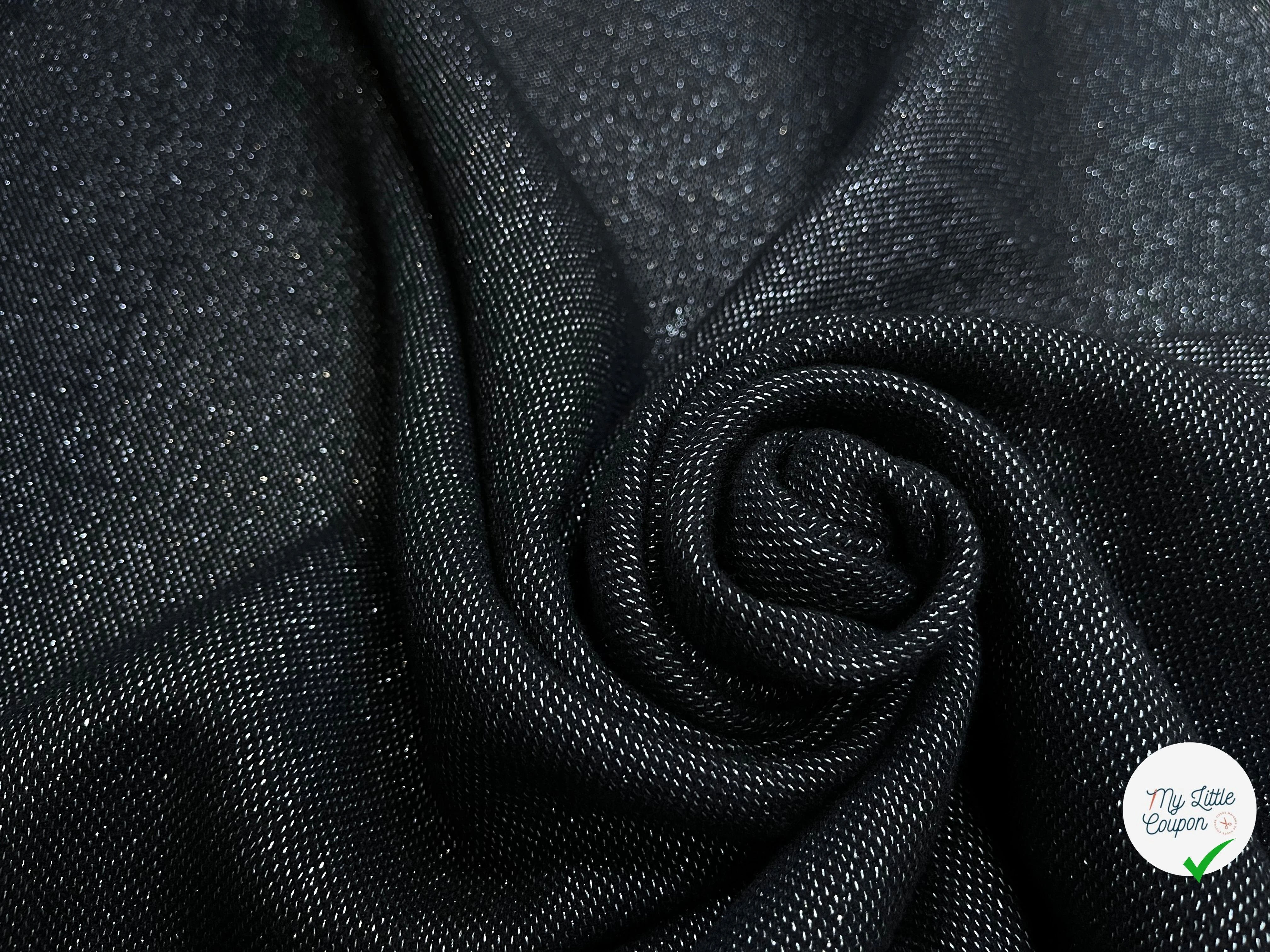 MAILLE DE LAINE DOUBLE FACE UNE FACE BRILLANTE - My Little Coupon