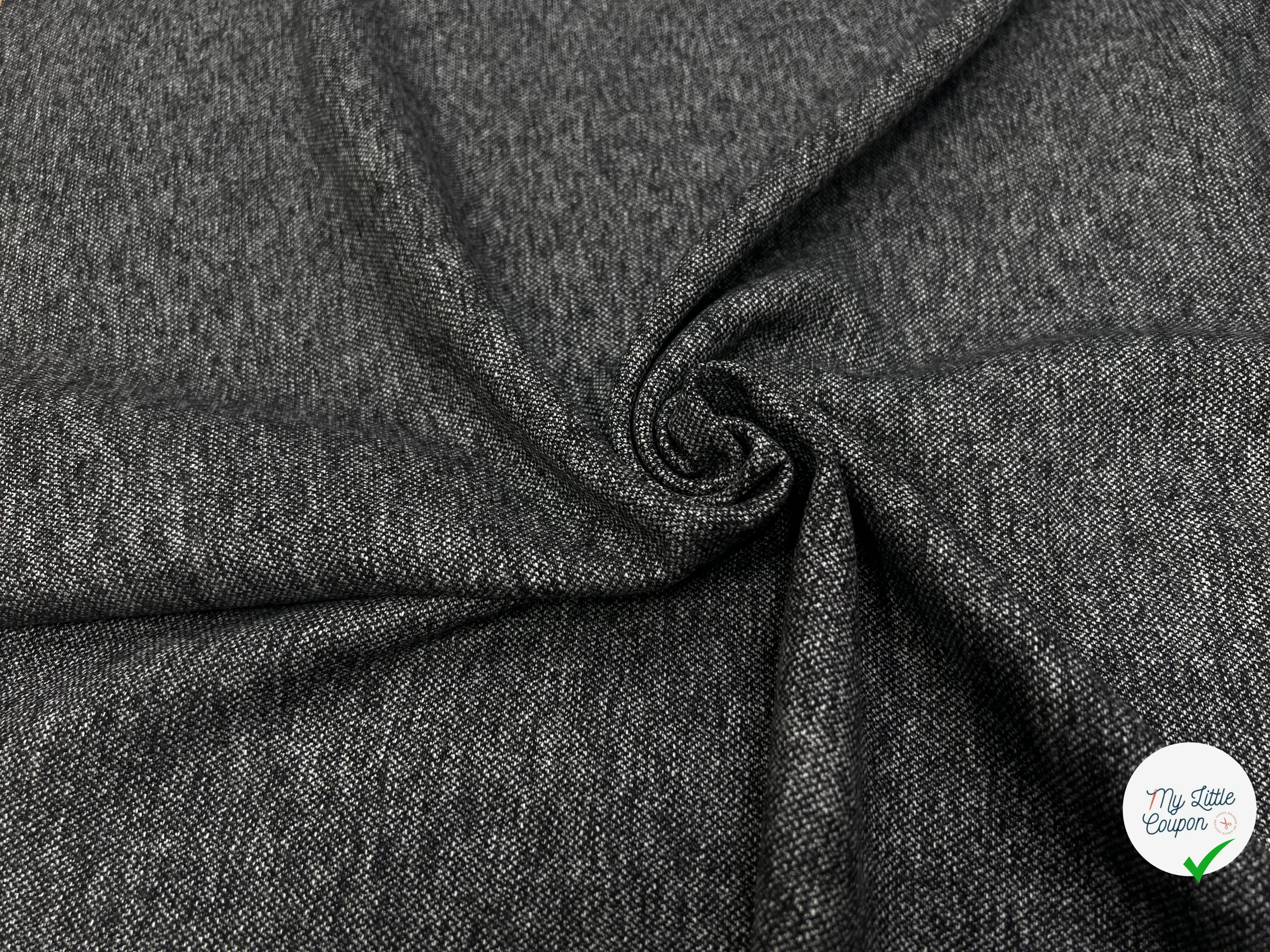 MAILLE DE LAINE LOURDE NOIRE ET BLANCHE - My Little Coupon